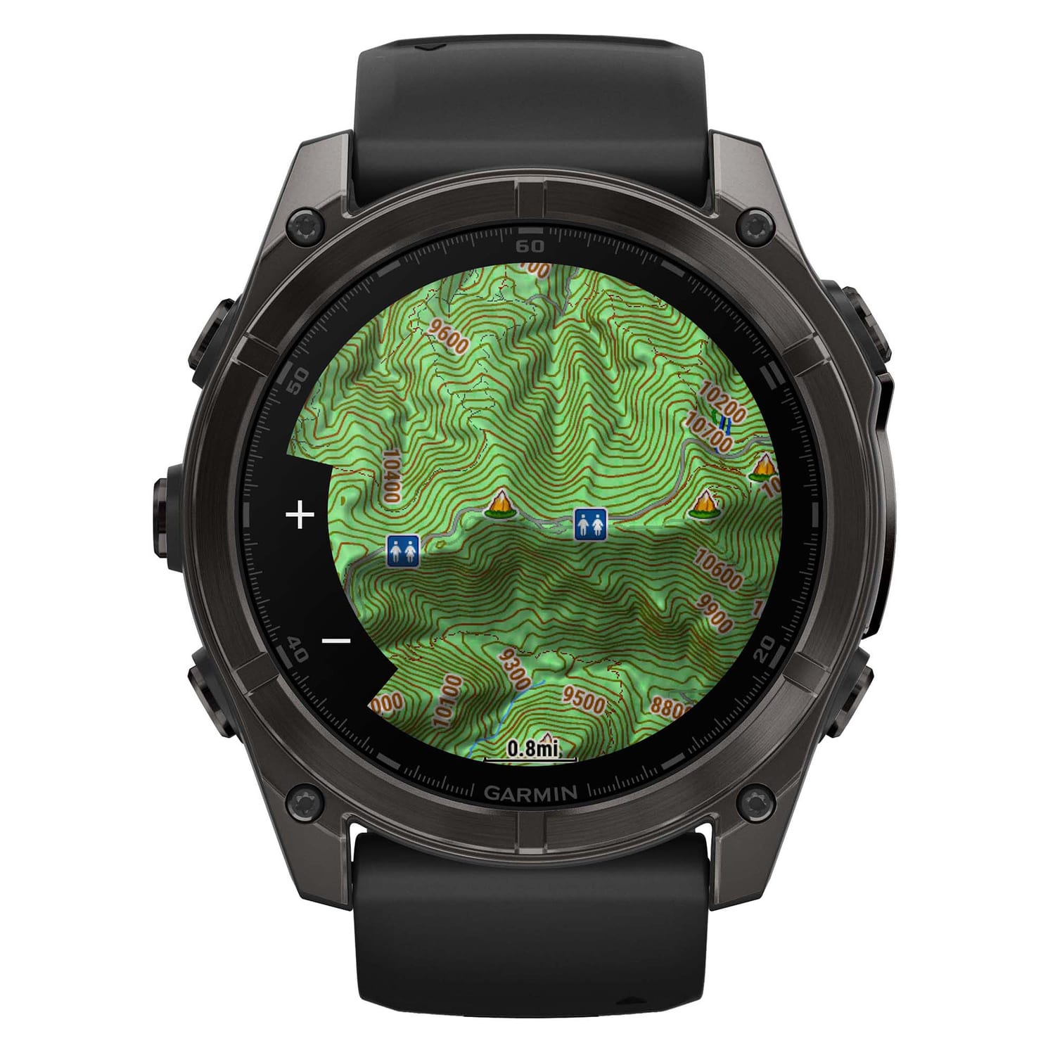 Garmin fenix 8 AMOLED Multisport GPS Watch With Silicone Band And 51mm Sapphire Lens, Carbon Gray/Black - Image 6