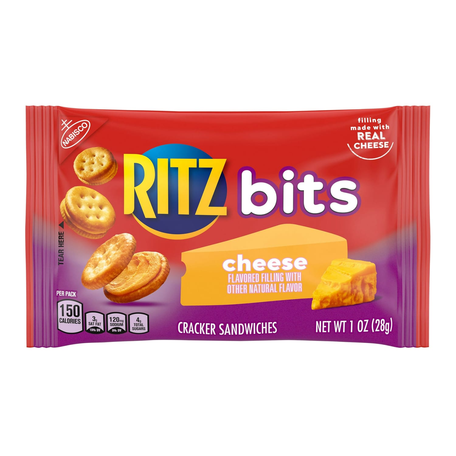 Ritz Bitz Cheese Sandwich Crackers, 1 Oz, Total Qty 20 - Image 4