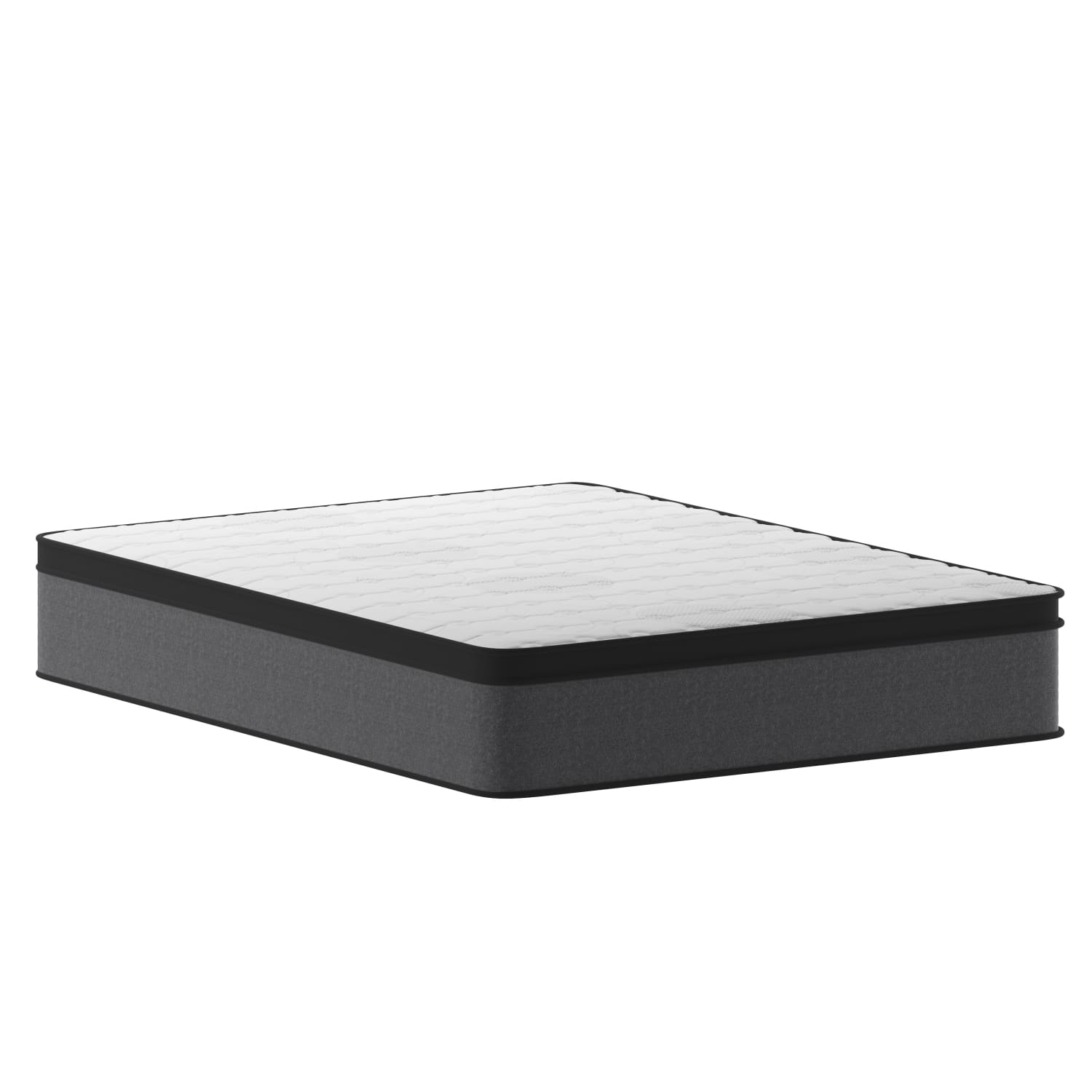 Flash Furniture Capri Comfortable Sleep Euro Pillow Top CertiPUR-US Certified Hybrid Pocket Spring Mattress, Queen, 13inH x 60inW x 80inL, White - Image 3