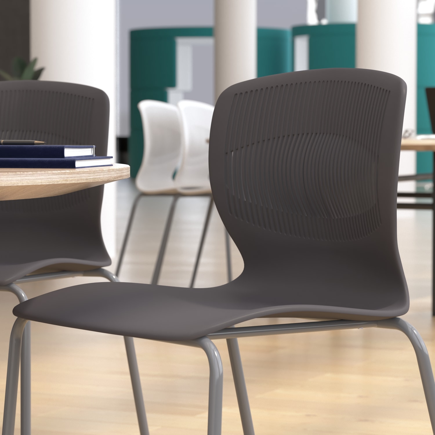 Flash Furniture HERCULES Series Commercial Grade 770lb Capacity Ergonomic Stack Chair With Lumbar Support GraySilver PopularChairscom Flash Furniture HERCULES Series Commercial Grade 770 lb Capacity Ergonomic Stack Chair With Lumbar Support GraySilver PopularChairscom