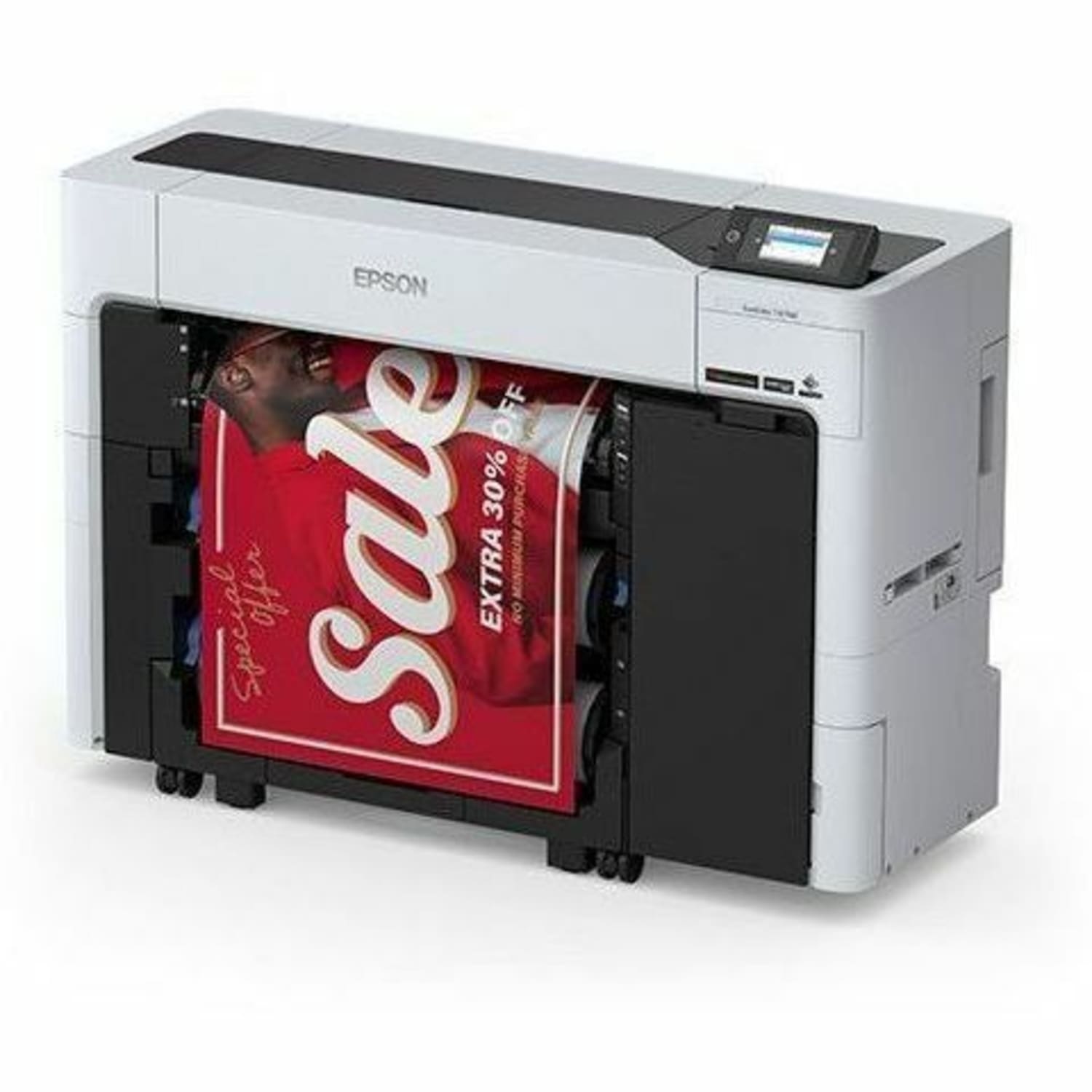 Epson SureColor T3770DR PostScript A1 Inkjet Large Format Printer - 24in Print- Color - 6 Color(s) - 65 Second Color Speed - SCT3770DR - Image 4