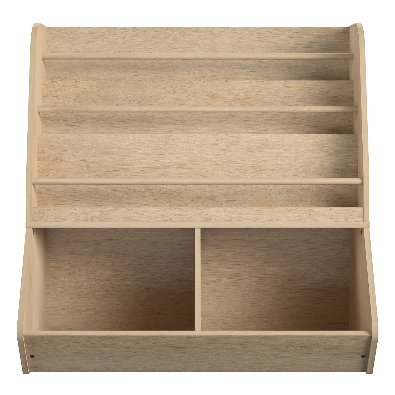 Ameriwood Home Nathan Kids 37inH 3-Cube Toy Storage Bookcase, Natural - Image 6