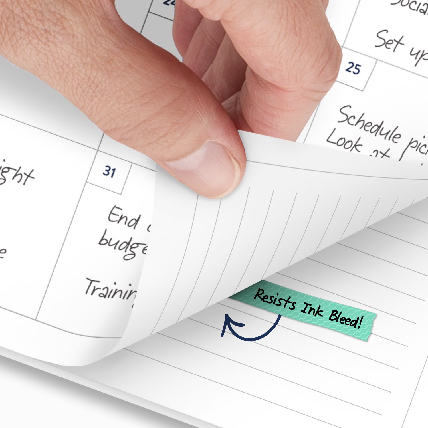 Simplified by Emily Ley for AT-A-GLANCE Academic 2026-2027 Weekly Monthly Planner, Happy Stripe, Large, 8 1/2in x 11in - Image 5