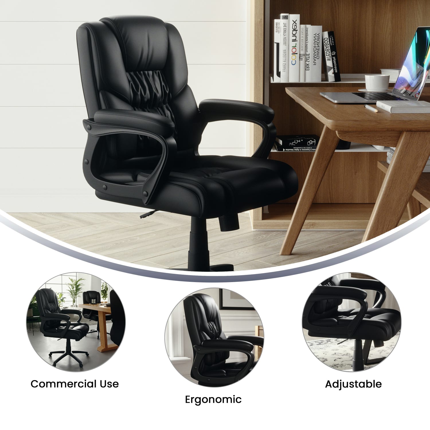 Flash Furniture Flash Fundamentals Big Tall LeatherSoft Faux Leather Office Chair Black PopularChairscom Flash Furniture Flash Fundamentals Big Tall LeatherSoft Faux Leather Office Chair Black PopularChairscom