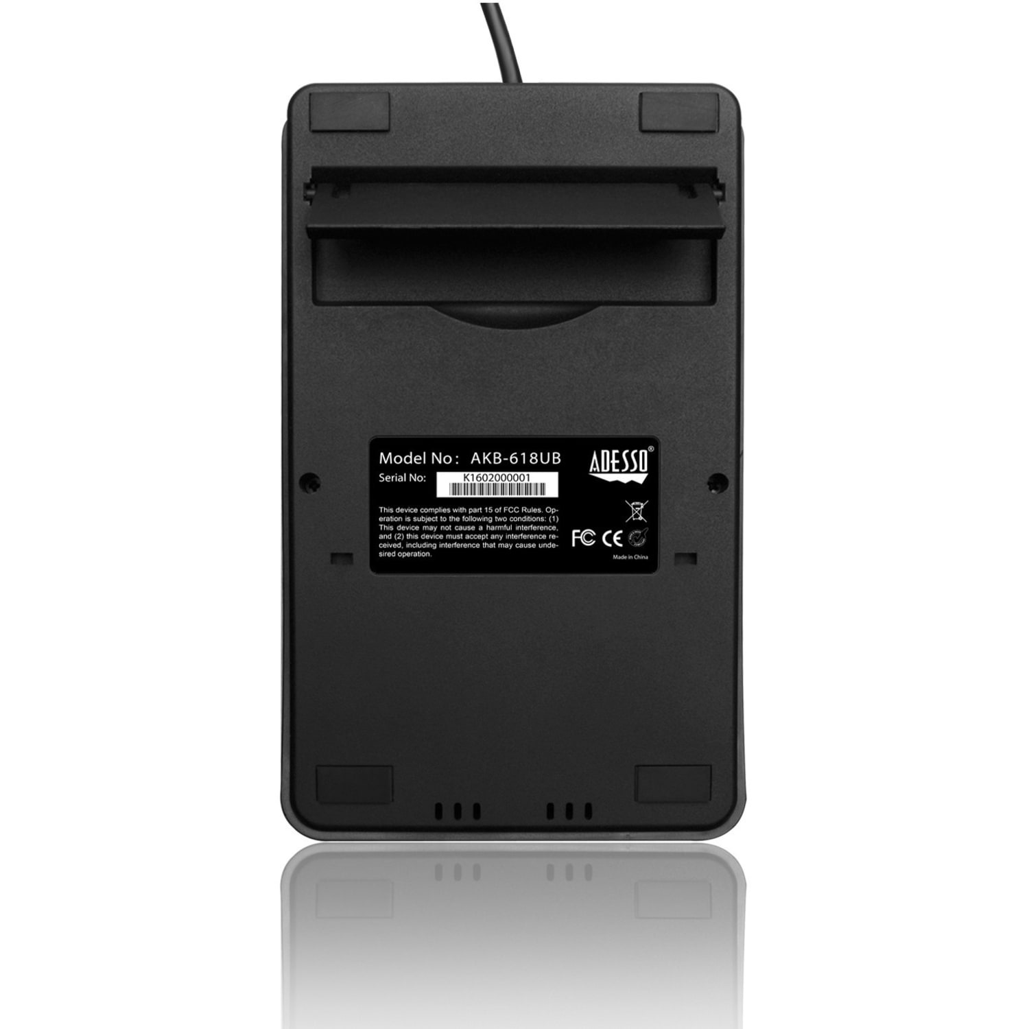 Adesso AKB-618UB EasyTouch USB Ergo Waterproof  Keypad - Image 5