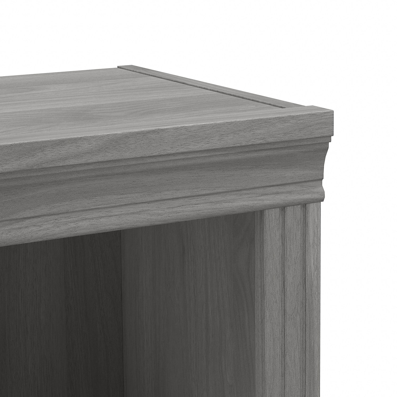 Bush Business Furniture Saratoga 72inH 5-Shelf Bookcase, Modern Gray, Standard Delivery - Image 6