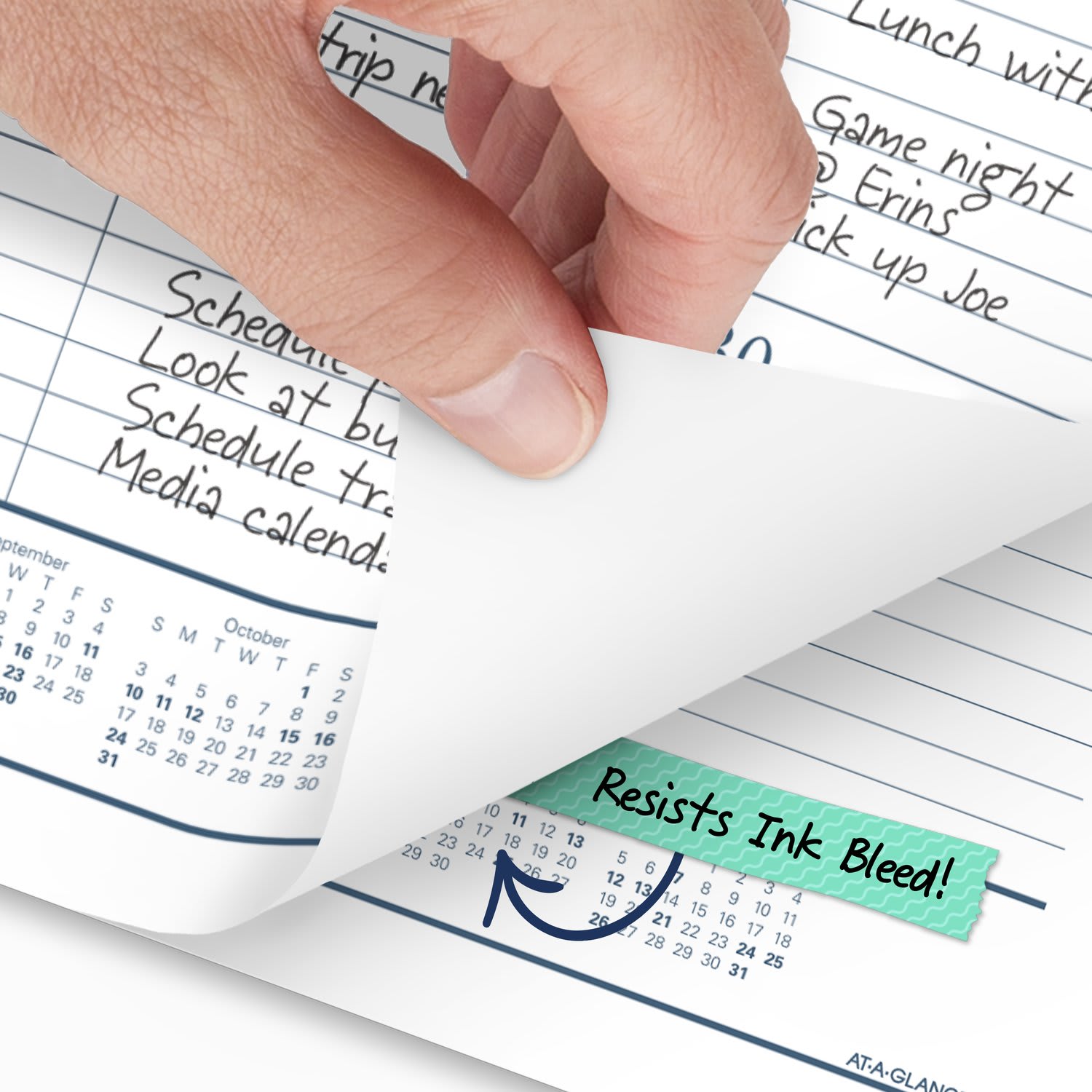 AT-A-GLANCE 2027 Ruled Monthly Desk Pad Calendar, Standard, 21 3/4in x 17in - Image 4