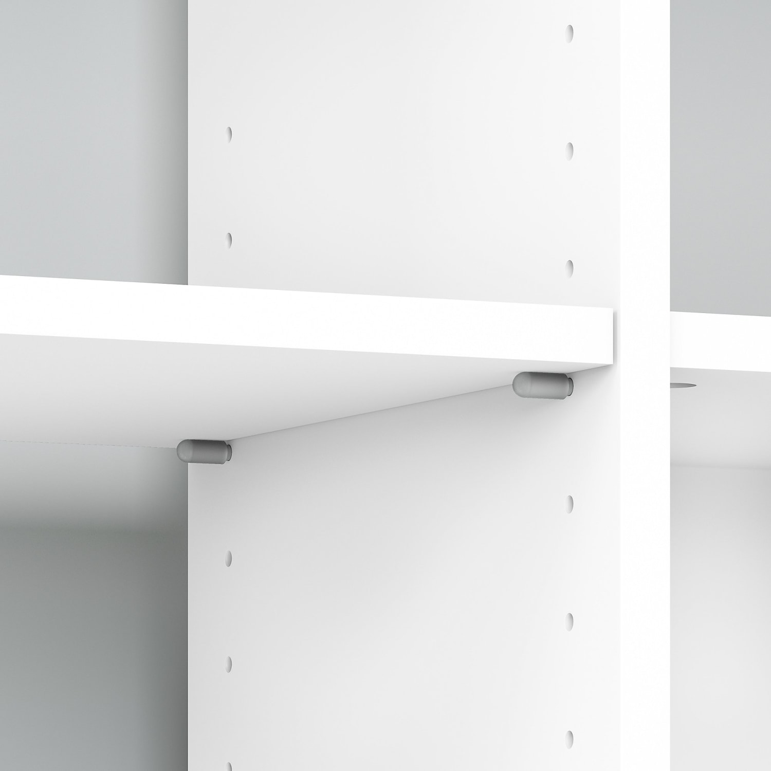 Bush Furniture Broadview 30inH 6-Cube Storage Bookcase, Pure White, Standard Delivery - Image 4