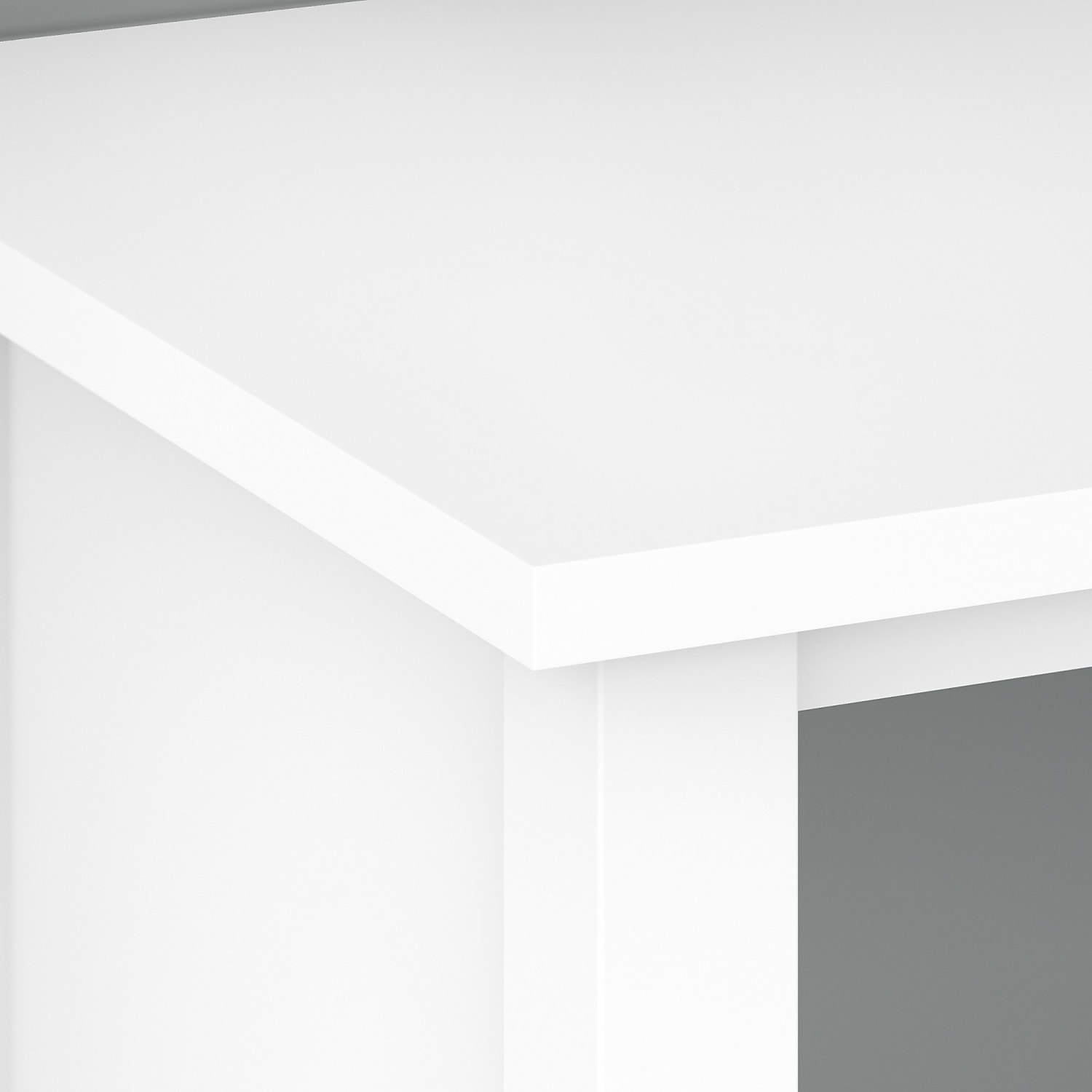 Bush Furniture Broadview 30inH 6-Cube Storage Bookcase, Pure White, Standard Delivery - Image 5