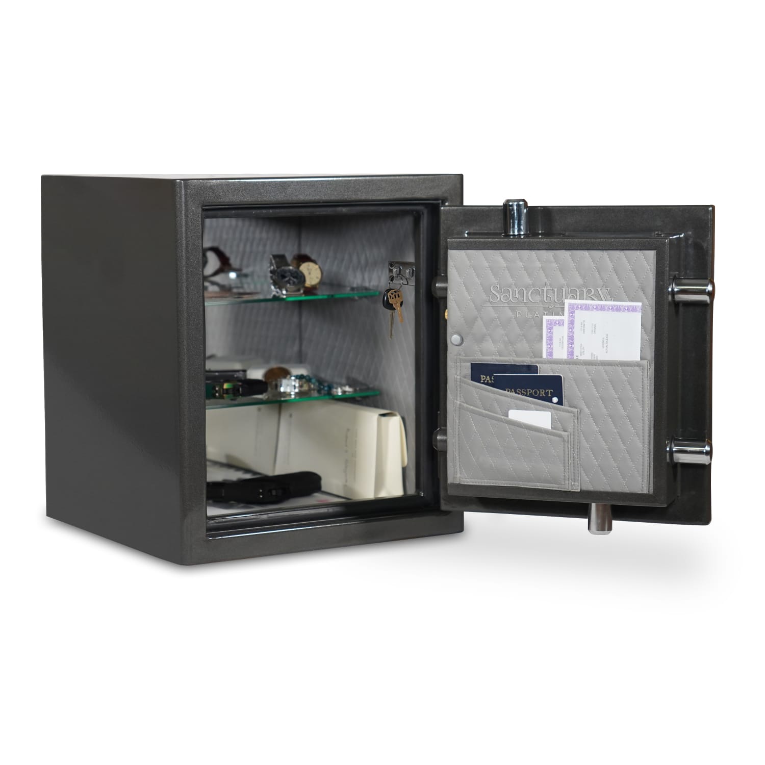 Sanctuary Platinum Digital Home/Office Safe, 1.96 Cu. Ft., Dark Grey Metallic - Image 5