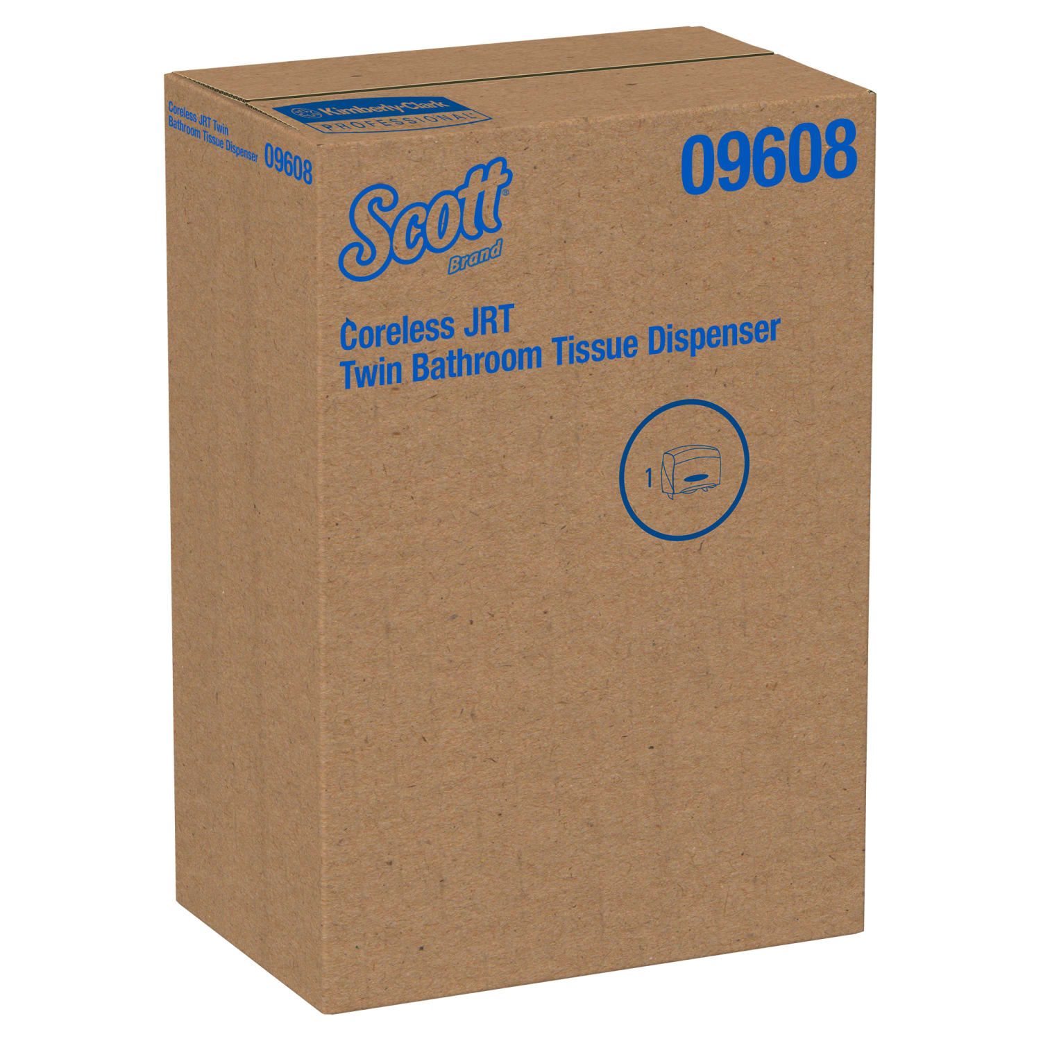 Kimberly Clark IN-SIGHT Coreless Twin Jumbo-Roll Tissue Dispenser, Smoke/Gray - Image 4