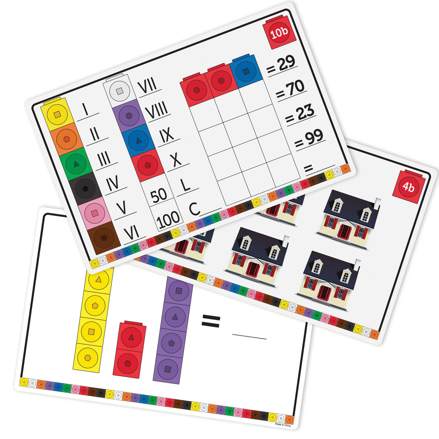 Learning Resources Mathlink Cube Math Activity Set - Image 4