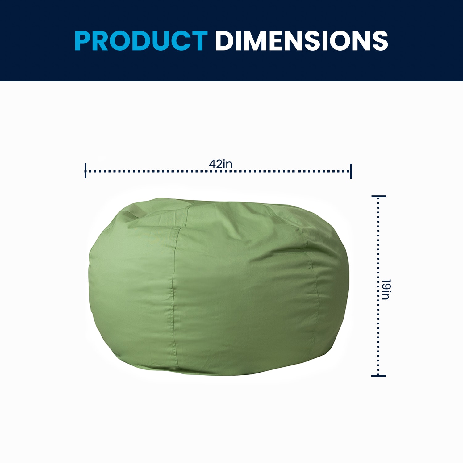 Flash Furniture Oversized Bean Bag Chair For Kids And Adults Green PopularChairscom Flash Furniture Oversized Bean Bag Chair For Kids And Adults Green PopularChairscom