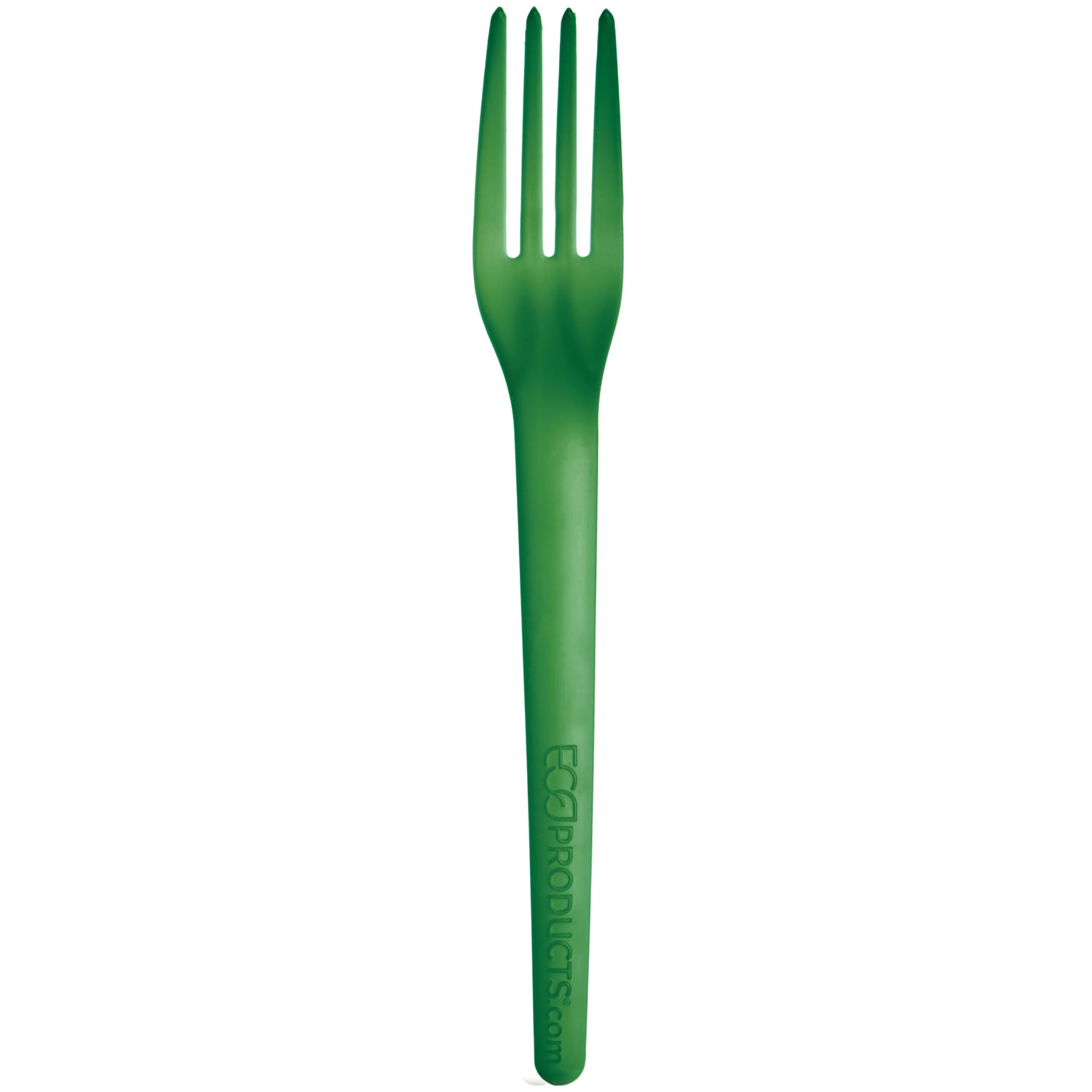 Eco-Products Plantware Dinner Forks, 7in, Green, Pack Of 1,000 Forks