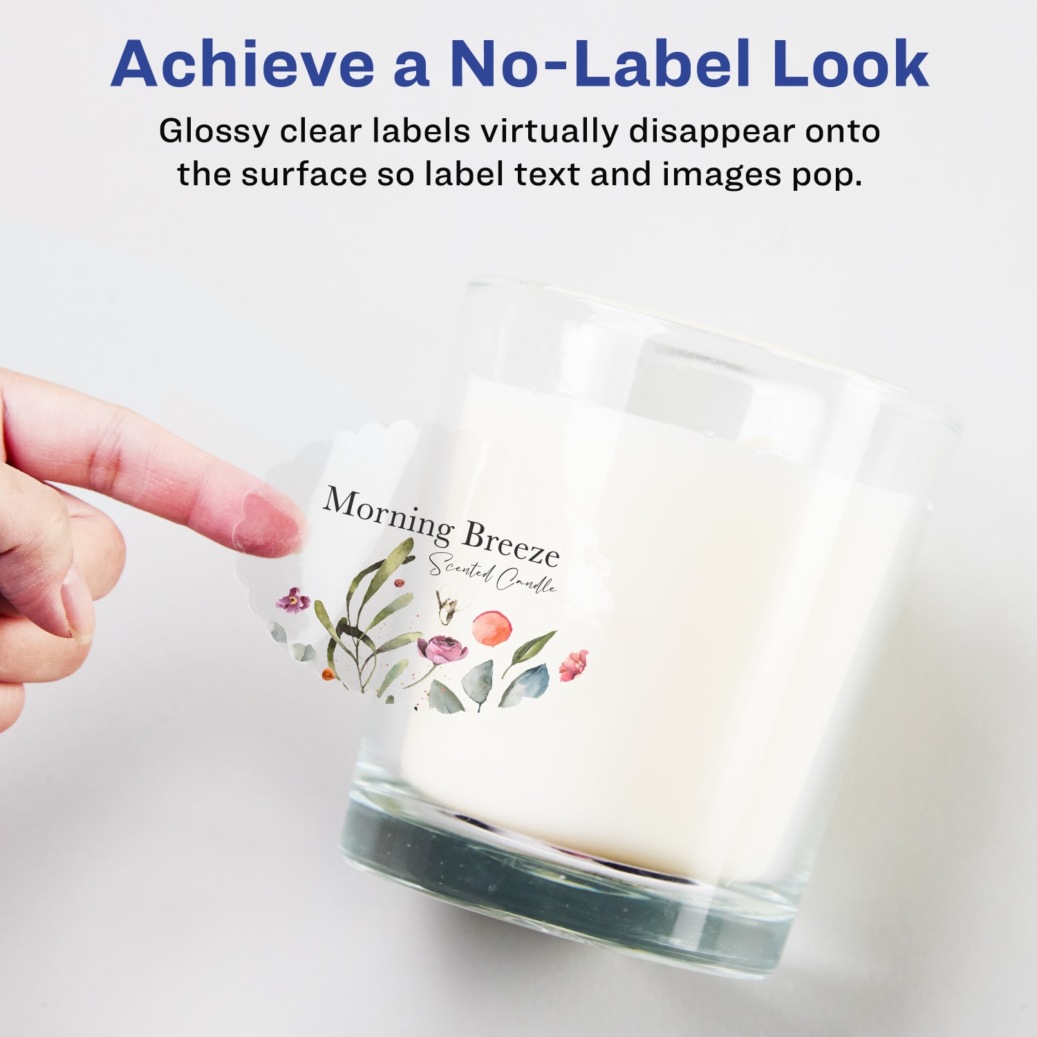 Avery Glossy Permanent Labels With Sure Feed, 94061-CGF10, Oval Scalloped, 1-1/8in x 2-1/4in, Clear, Pack Of 210 - Image 3