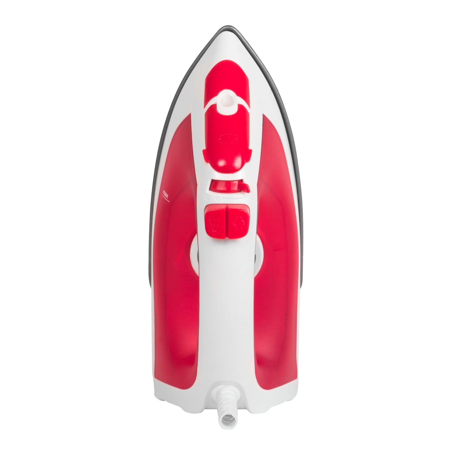 Commercial Care 1200W Steam Iron, 9-11/16in x 4-11/16in, Red - Image 3