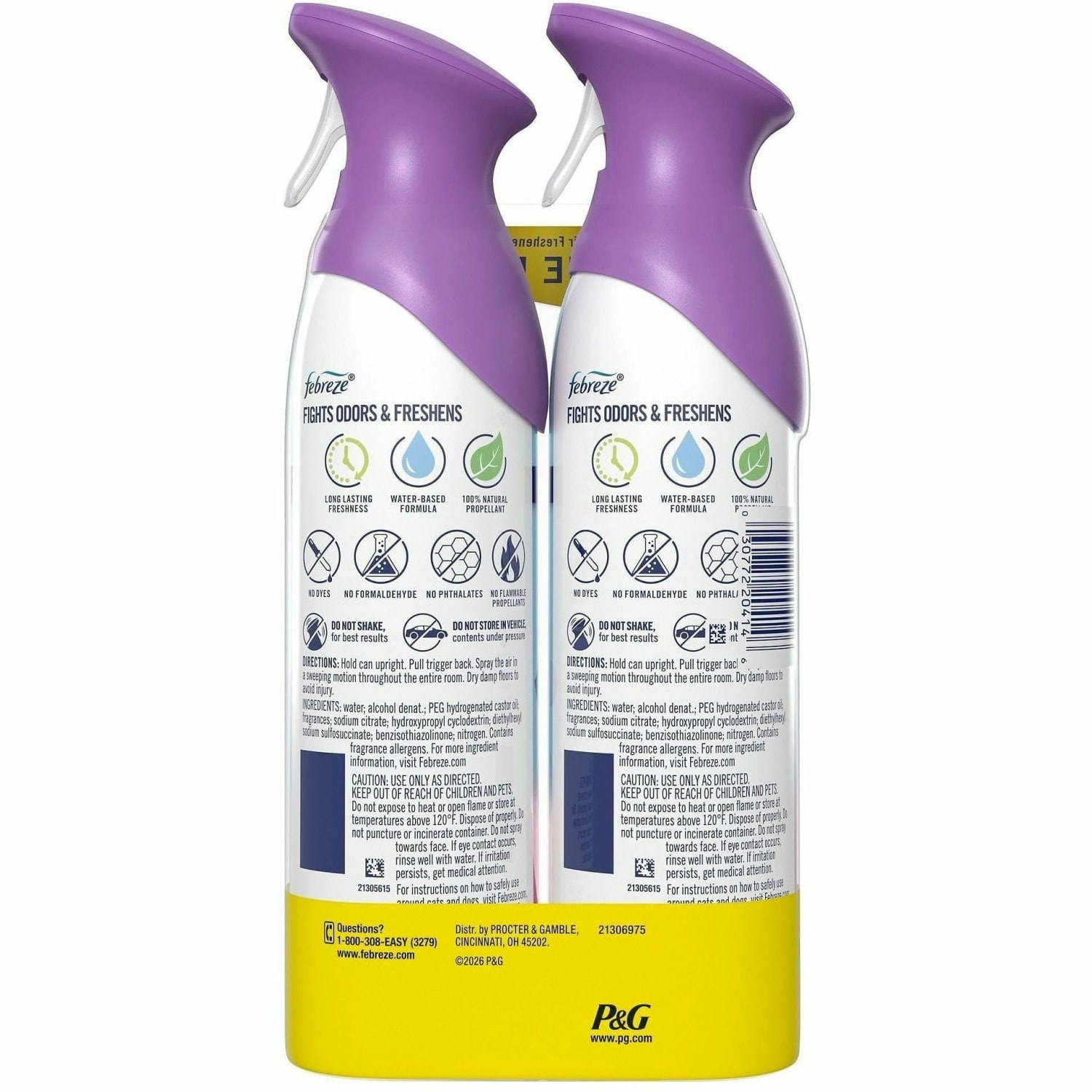Febreze Air Mist Air Freshener Spray - Spray - 8.1 fl oz (0.3 quart) - Gain Moonlight Breeze - Odor Neutralizer, Long Lasting - 2/Pack - 3 / Carton - Image 4