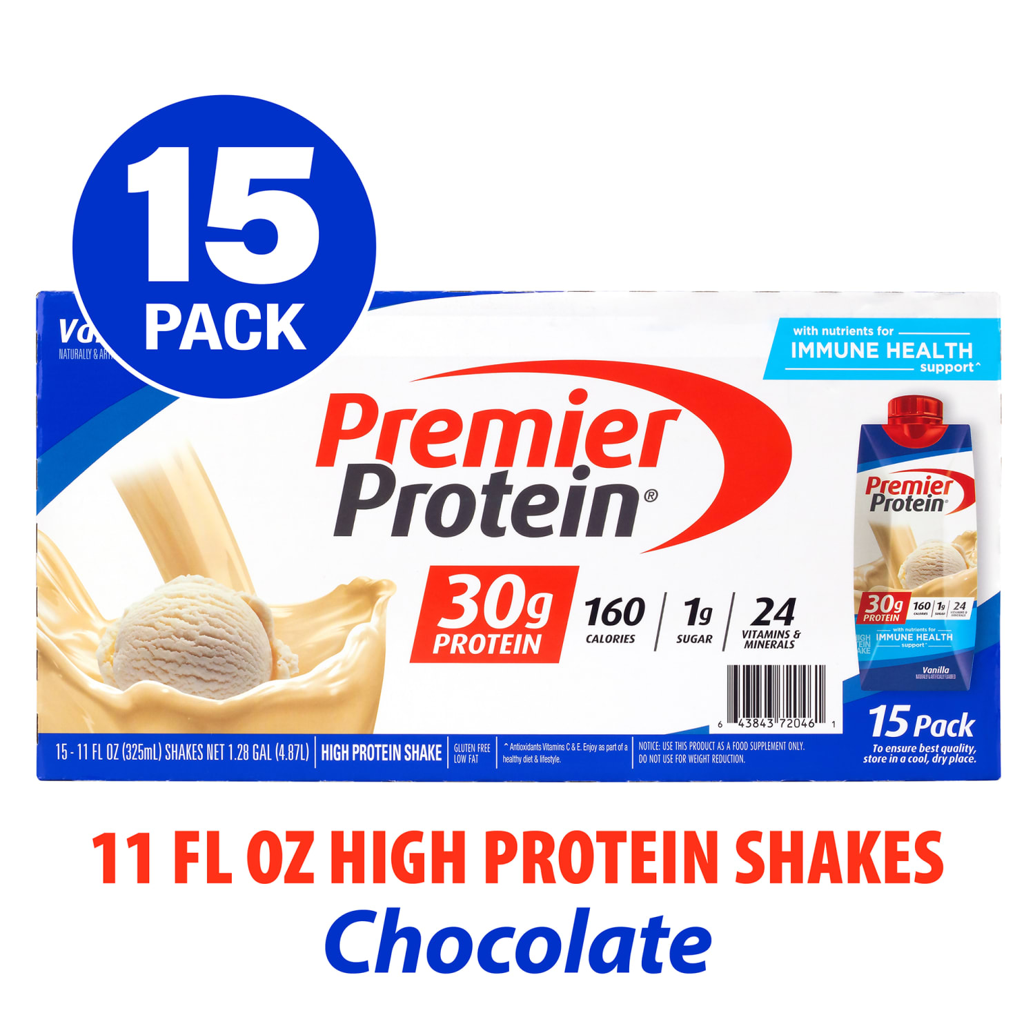 Premier Protein Vanilla Shakes, 11 Oz, Total Qty 15 - Image 3