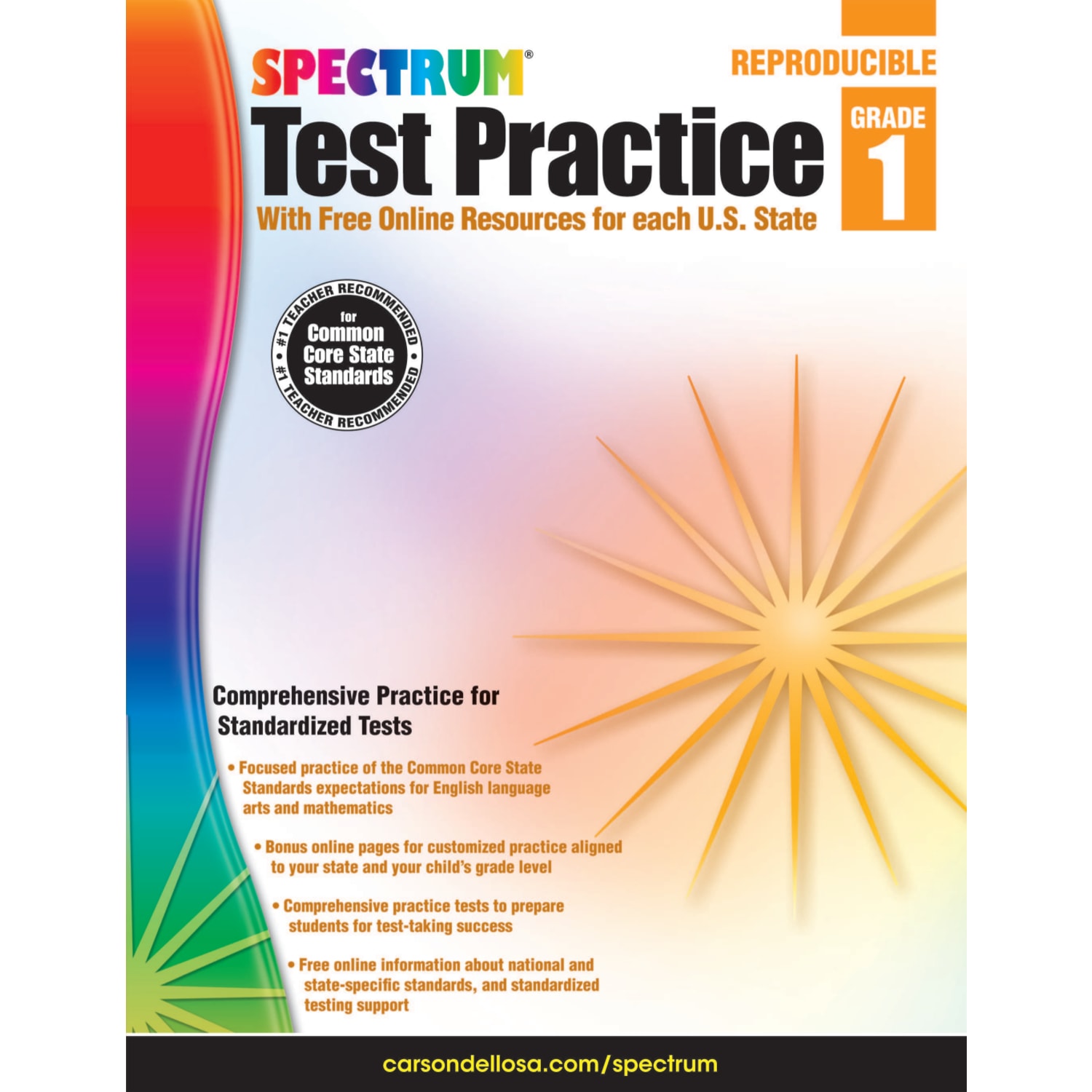 Spectrum Test Practice Workbook, Grade 1