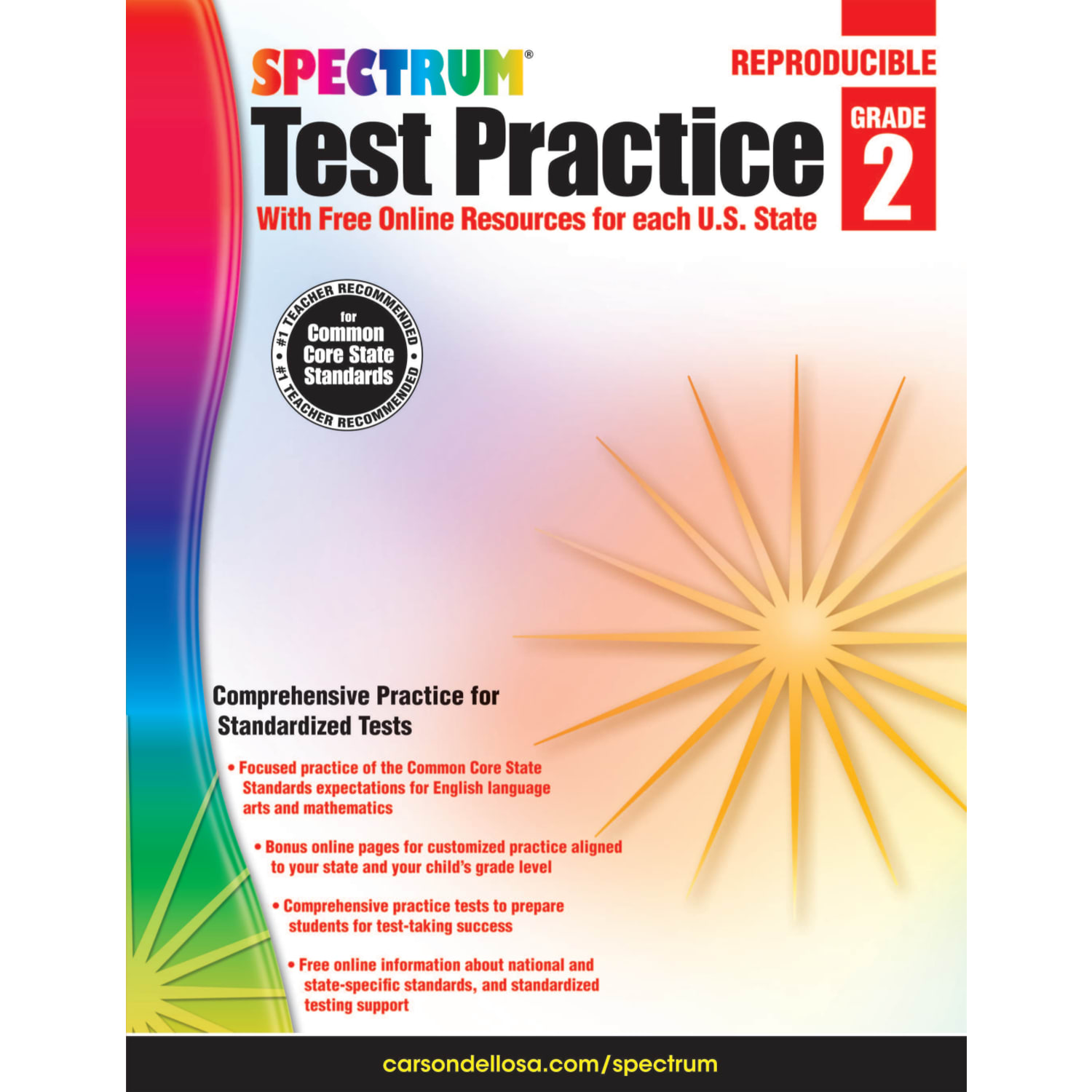 Spectrum Test Practice Workbook, Grade 2