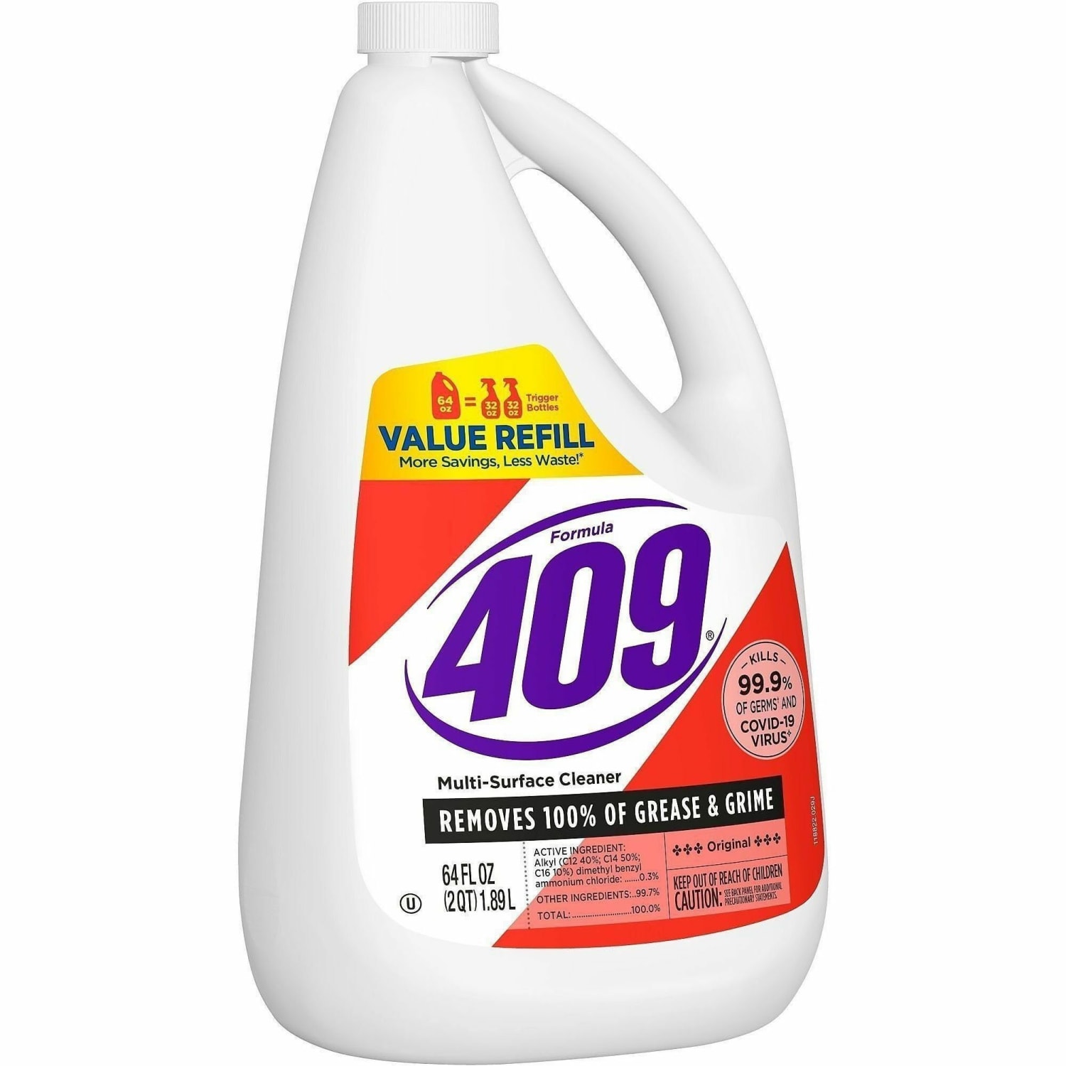 Formula 409 Multi-Surface Cleaner Refill Bottle, 64 fl oz, Original Scent, ae of 6 - 00636CT - Image 3