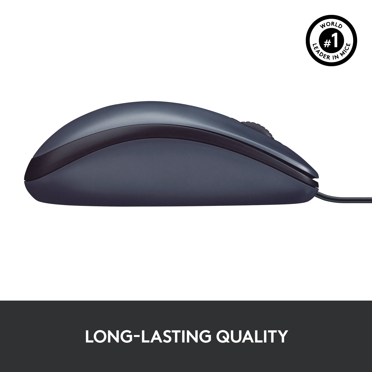 Logitech B100 Optical USB Mouse, Black - Image 6