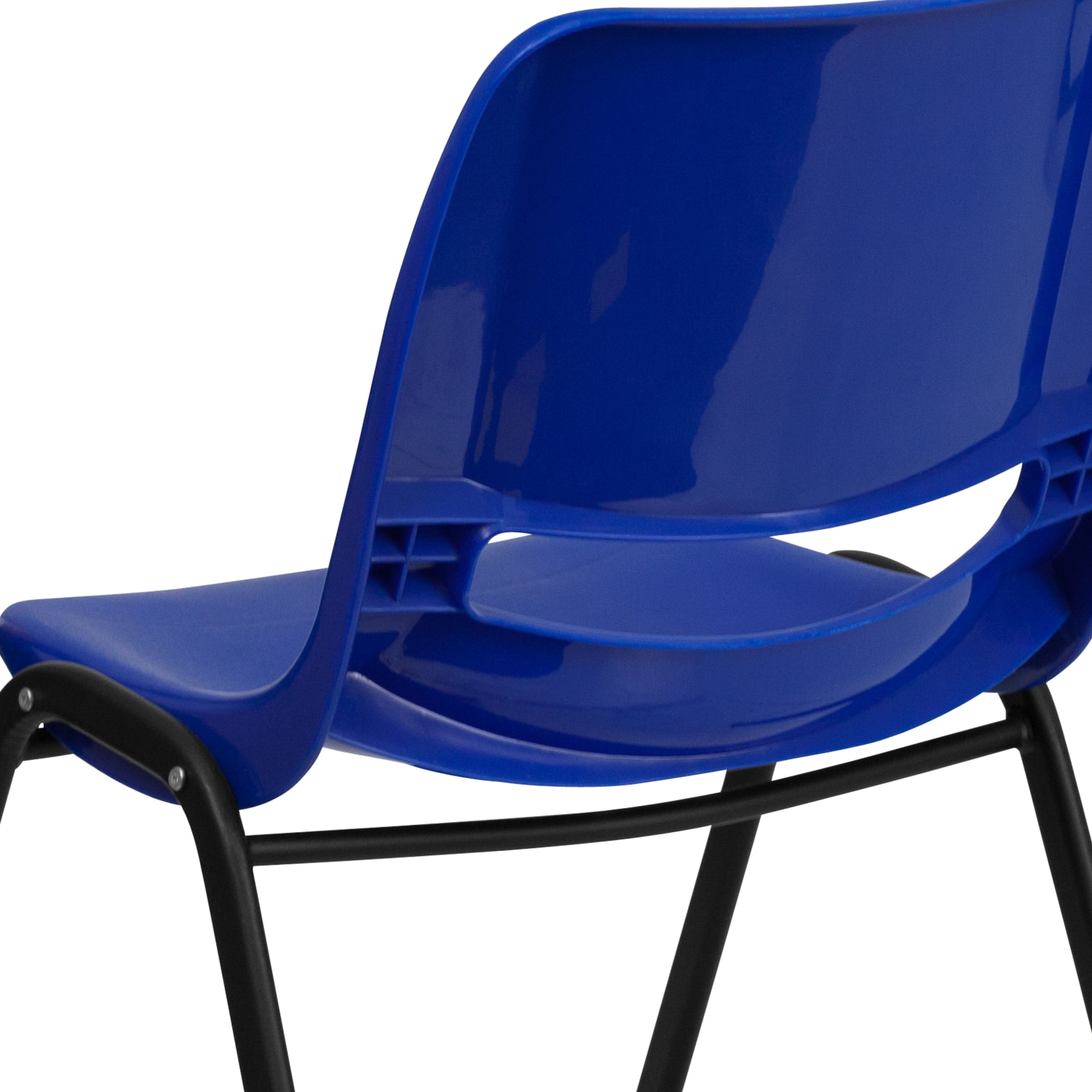 Flash Furniture HERCULES Series 661lb Capacity Ergonomic Shell Stack Chair 16in Seat Height NavyBlack PopularChairscom Flash Furniture HERCULES Series 661 lb Capacity Ergonomic Shell Stack Chair 16in Seat Height NavyBlack PopularChairscom
