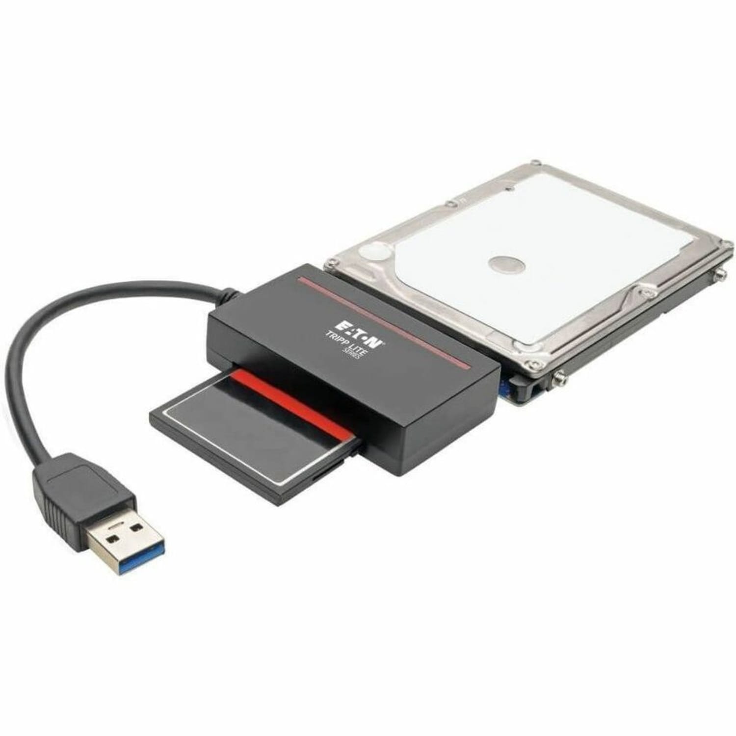 Eaton Tripp Lite Series USB 3.1 Gen 1 to Cfast 2.0 and SATA III Adapter USB-A 5 Gbps 6in - Storage controller - 2.5in - SATA 6Gb/s - USB 3.1 (Gen 1) - black - Image 4