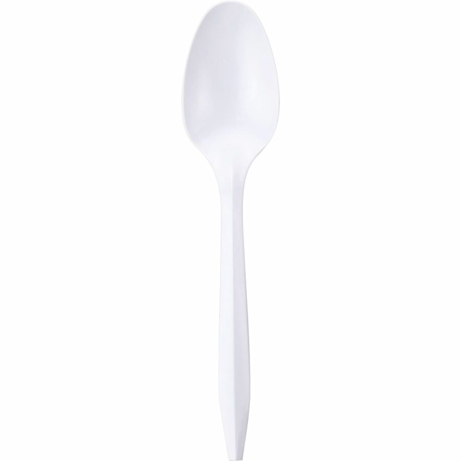 Genuine Joe Heavy/Medium-Weight Polypropylene Spoons, White, Box Of 1,000 - Image 4