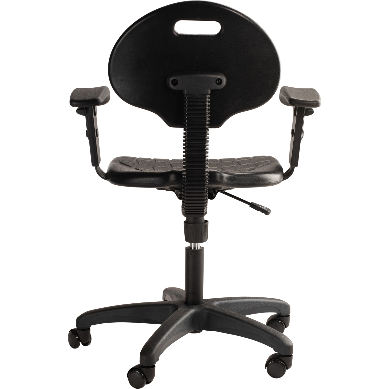 National Public Seating 6700 Series Kangaroo Polyurethane Task Chair With Arms 16in to 21in Seat Height Black PopularChairscom National Public Seating 6700 Series Kangaroo Polyurethane Task Chair With Arms 16in to 21in Seat Height Black PopularChairscom