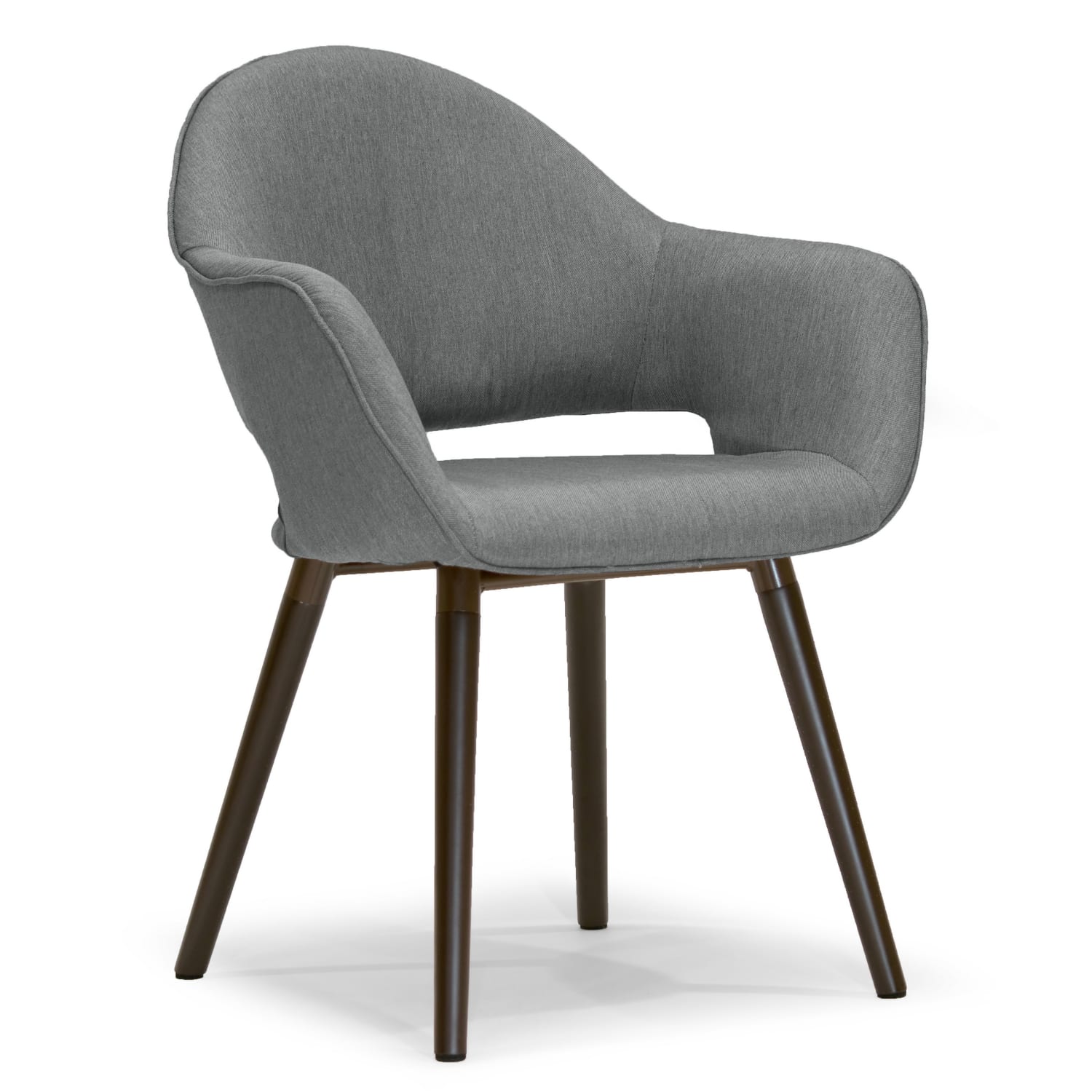 Glamour Home Adel Dining Chairs, Gray, Set Of 2 Chairs - Image 4