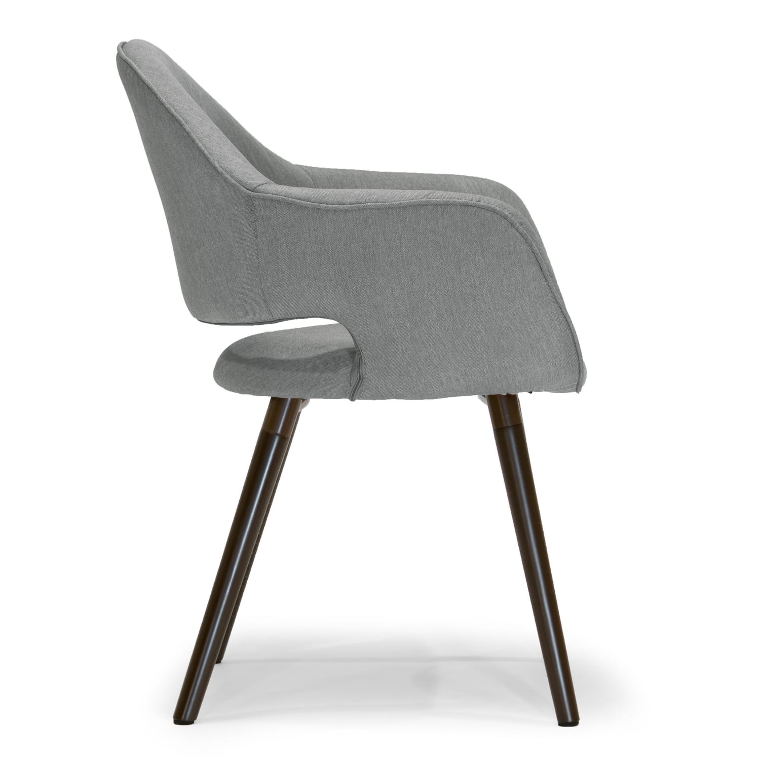 Glamour Home Adel Dining Chairs, Gray, Set Of 2 Chairs - Image 5