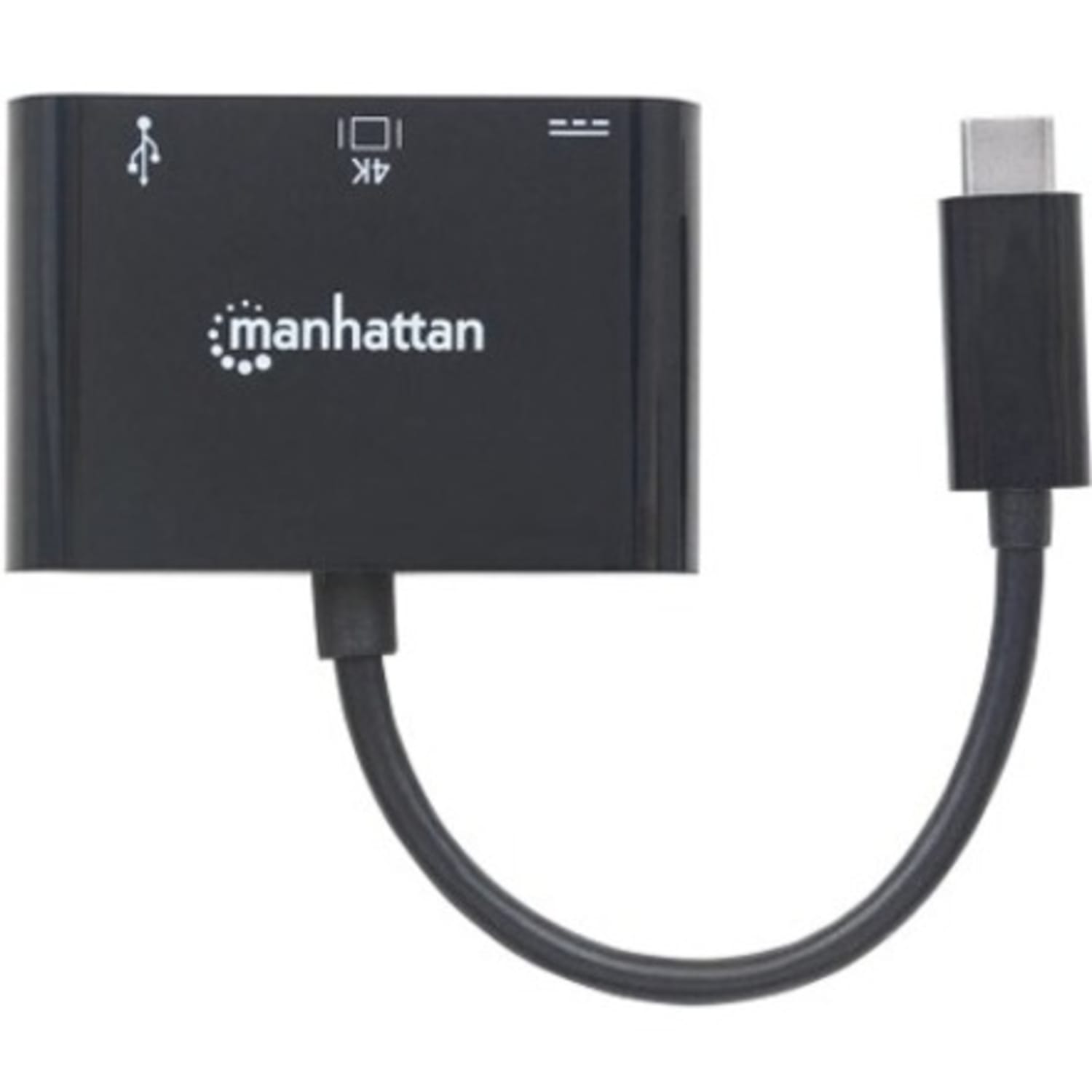 Manhattan USB-C Dock/Hub, Ports (x3): HDMI, USB-A and USB-C, 5 Gbps (USB 3.2 Gen1 aka USB 3.0), With Power Delivery (60W) to US - 152037 - Image 5