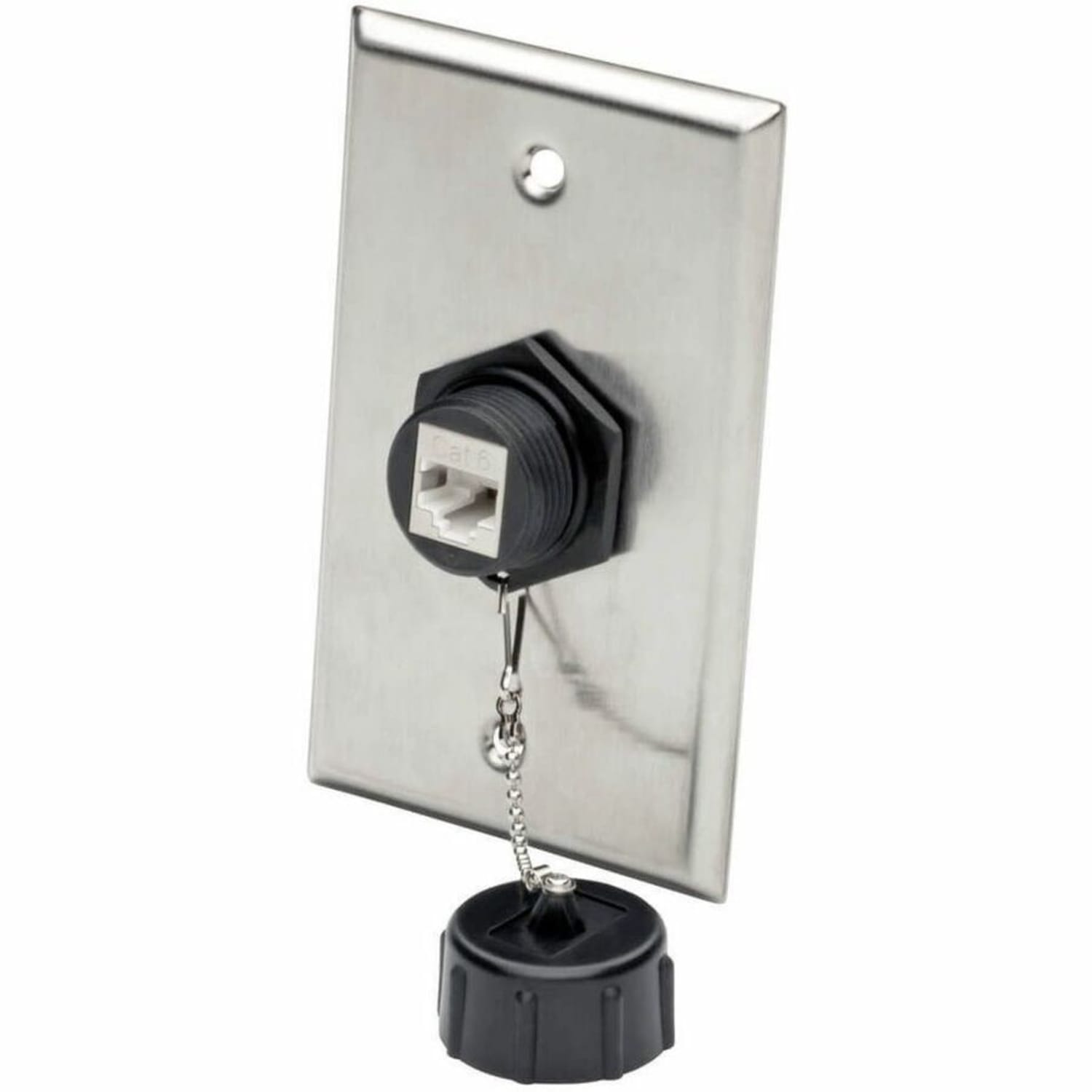 Eaton Tripp Lite Series Keystone Jack Cat6/Cat5e, RJ45, Shielded, Dust Cap, Industrial - 110 Punch Down, IP68, TAA - Modular insert - outdoor - CAT 6a - STP - RJ-45 - black - TAA Compliant - Image 6