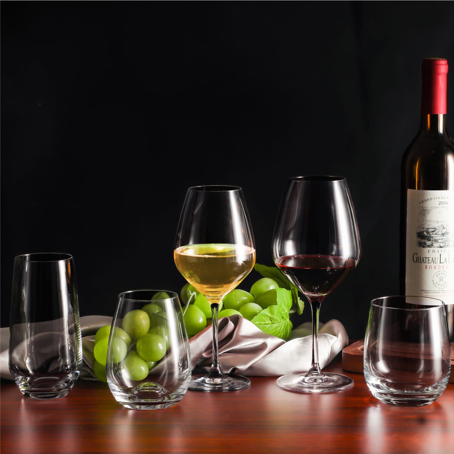 Table 12 Red Wine Glasses, 19.25 Oz, Clear, Set Of 6 Glass - Image 6