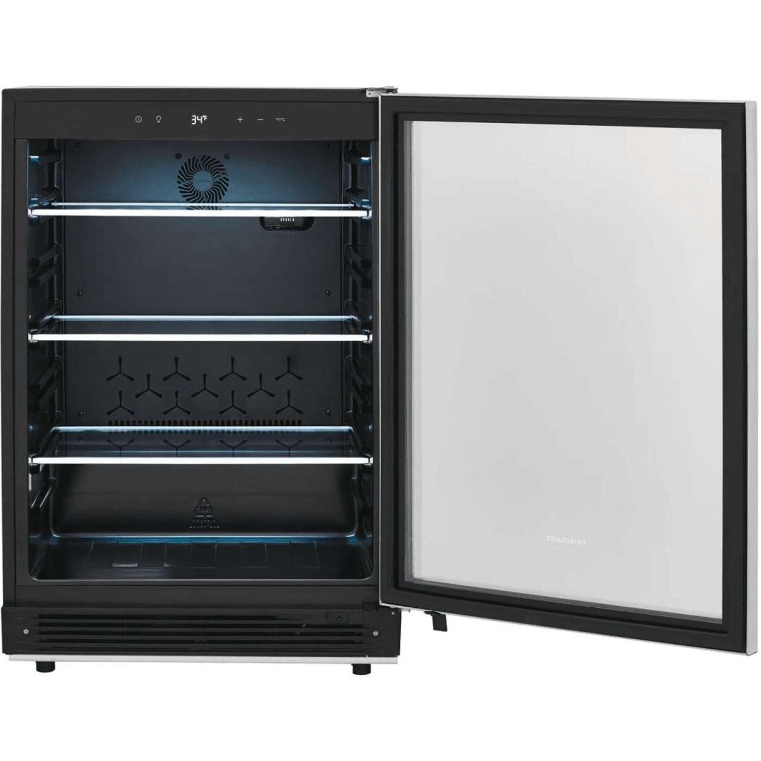 Frigidaire 5.3 Cu. Ft. Built-In Beverage Center Refrigerator, Silver - Image 3