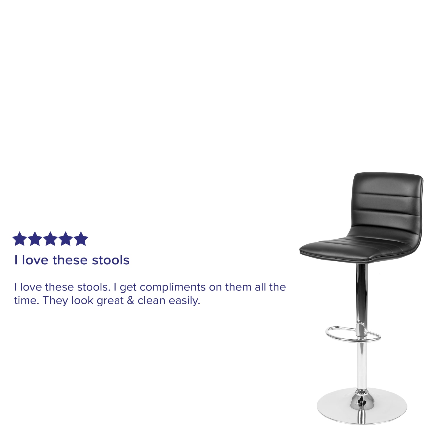 Flash Furniture Contemporary Adjustable Bar Stool BlackChrome PopularChairscom Flash Furniture Contemporary Adjustable Bar Stool BlackChrome PopularChairscom