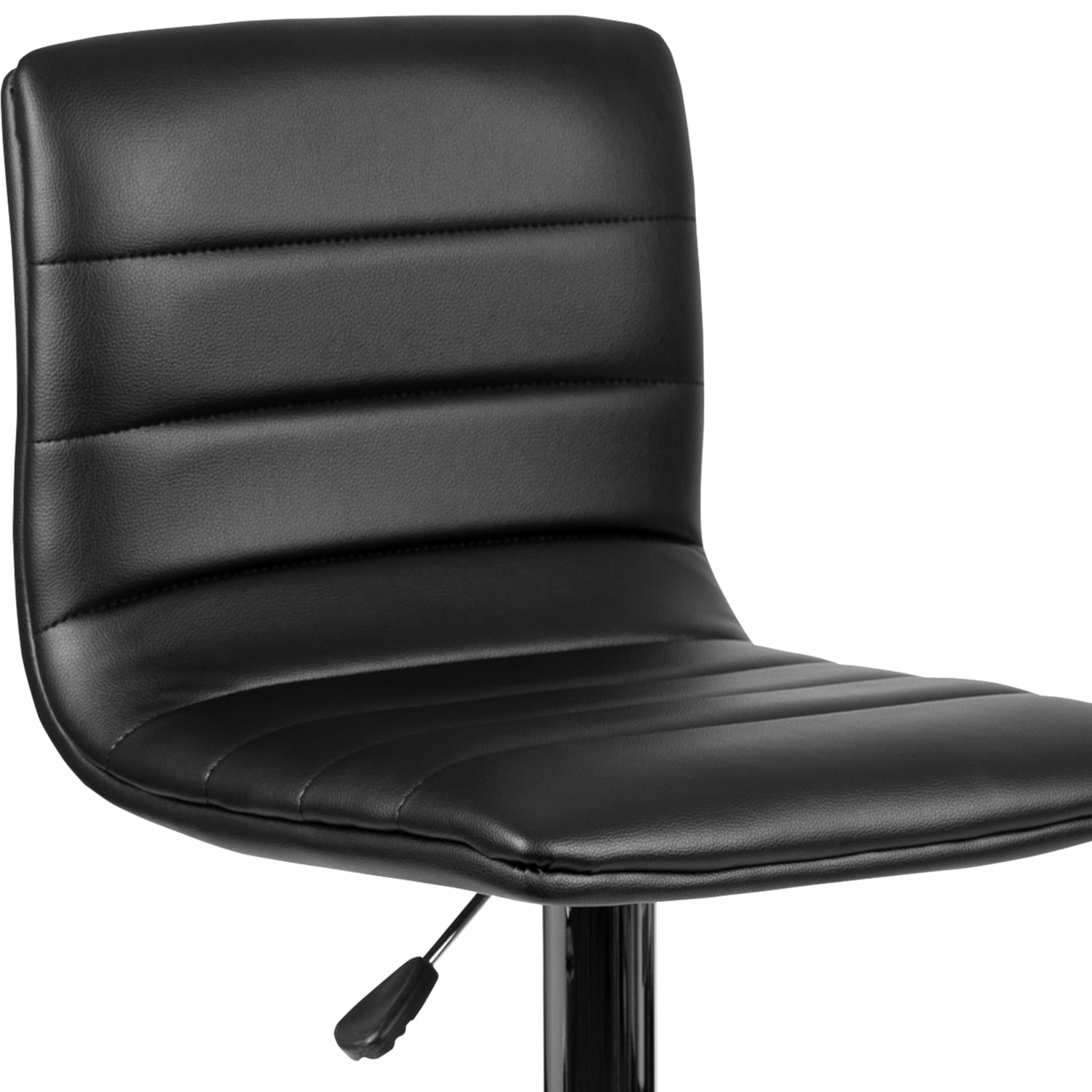 Flash Furniture Contemporary Adjustable Bar Stool BlackChrome PopularChairscom