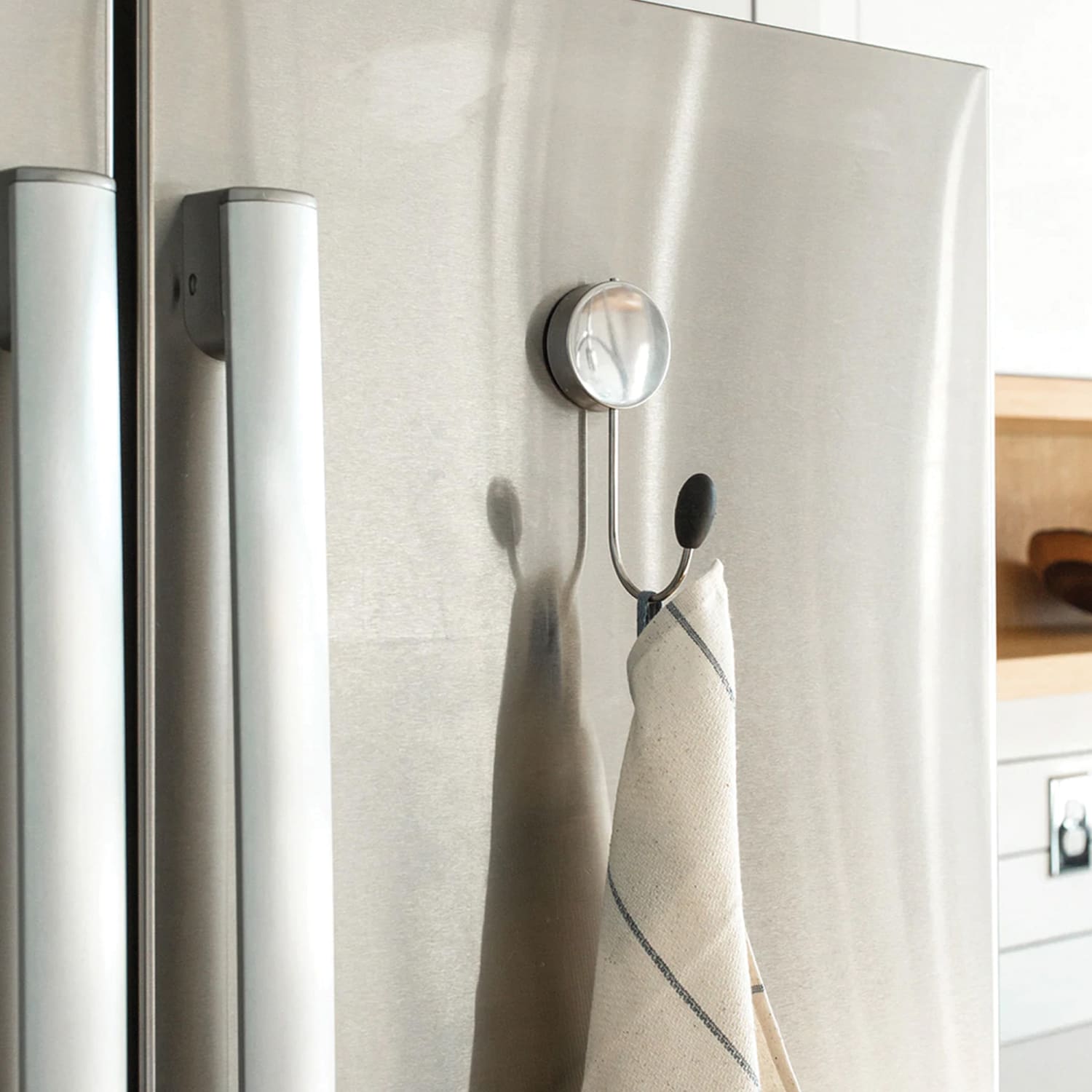 Better Houseware Stainless Steel Magnetic Single Hook, Silver - Image 3