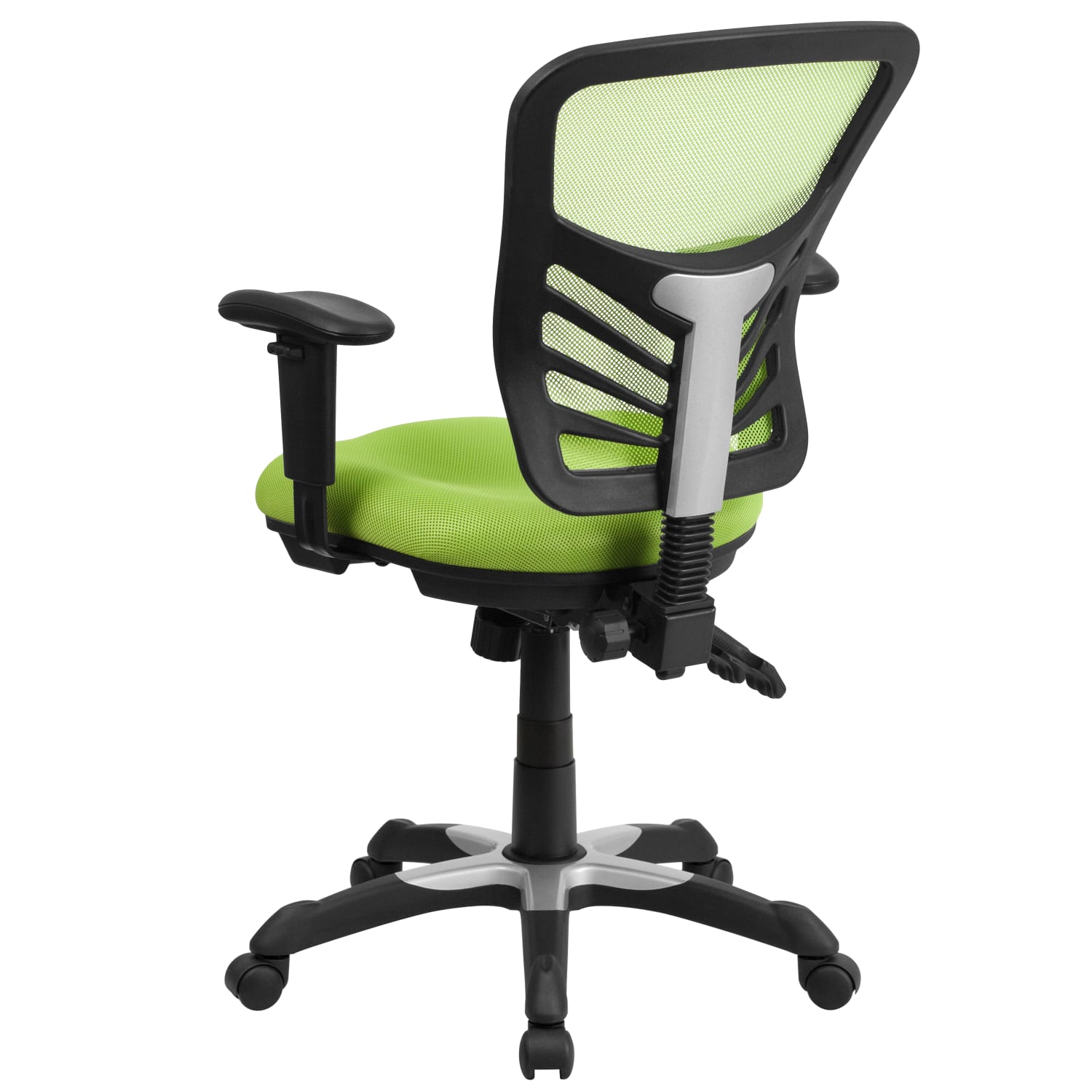Flash Furniture Ergonomic Mesh Mid Back Swivel Task Chair GreenBlack PopularChairscom