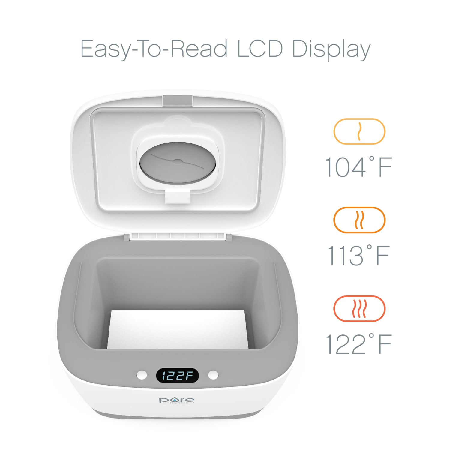 Pure Enrichment PureBaby Wipe Warmer With Digital Display - Image 5