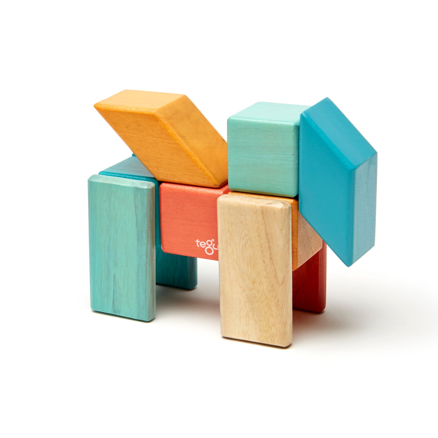 Tegu Magnetic Wooden Blocks, Sunset, 24 Pieces - Image 5