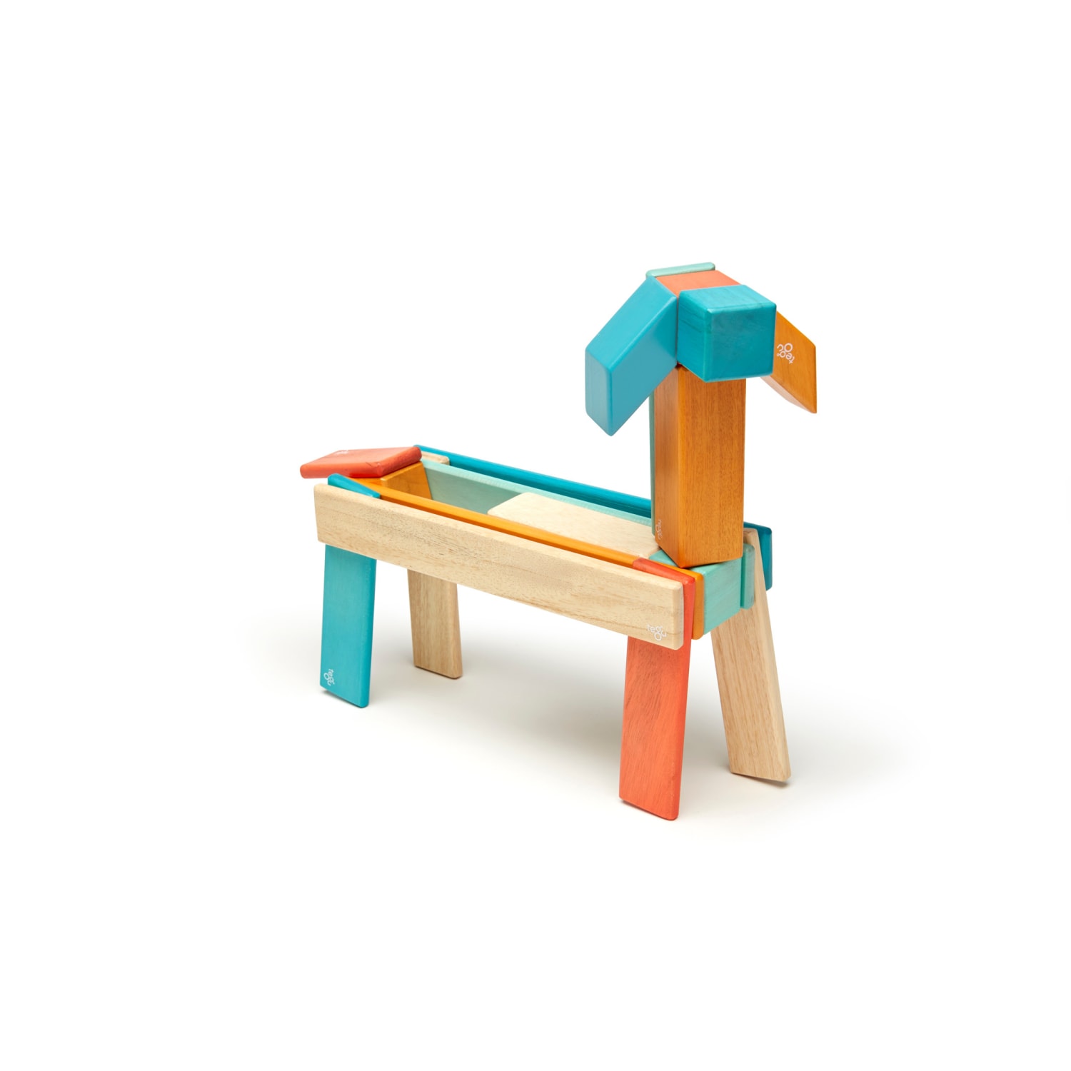 Tegu Magnetic Wooden Blocks, Sunset, 24 Pieces - Image 6