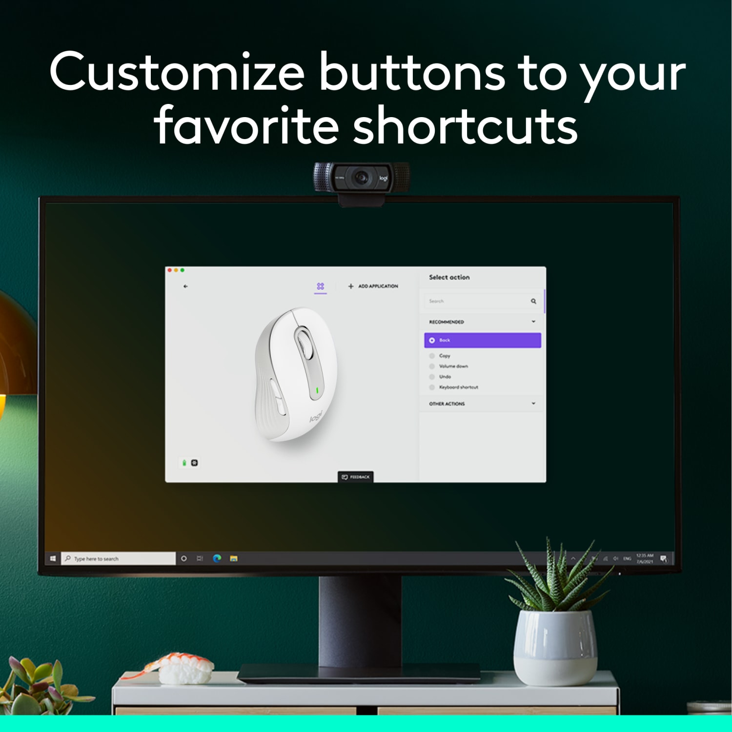 Logitech Signature M650 Wireless Mouse, Off-White - Image 6