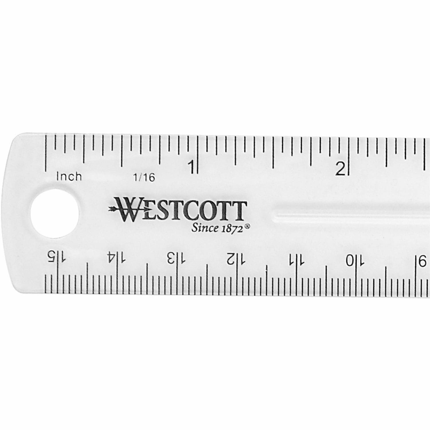 Acme Durable Plastic 6in Clear Ruler - Image 5