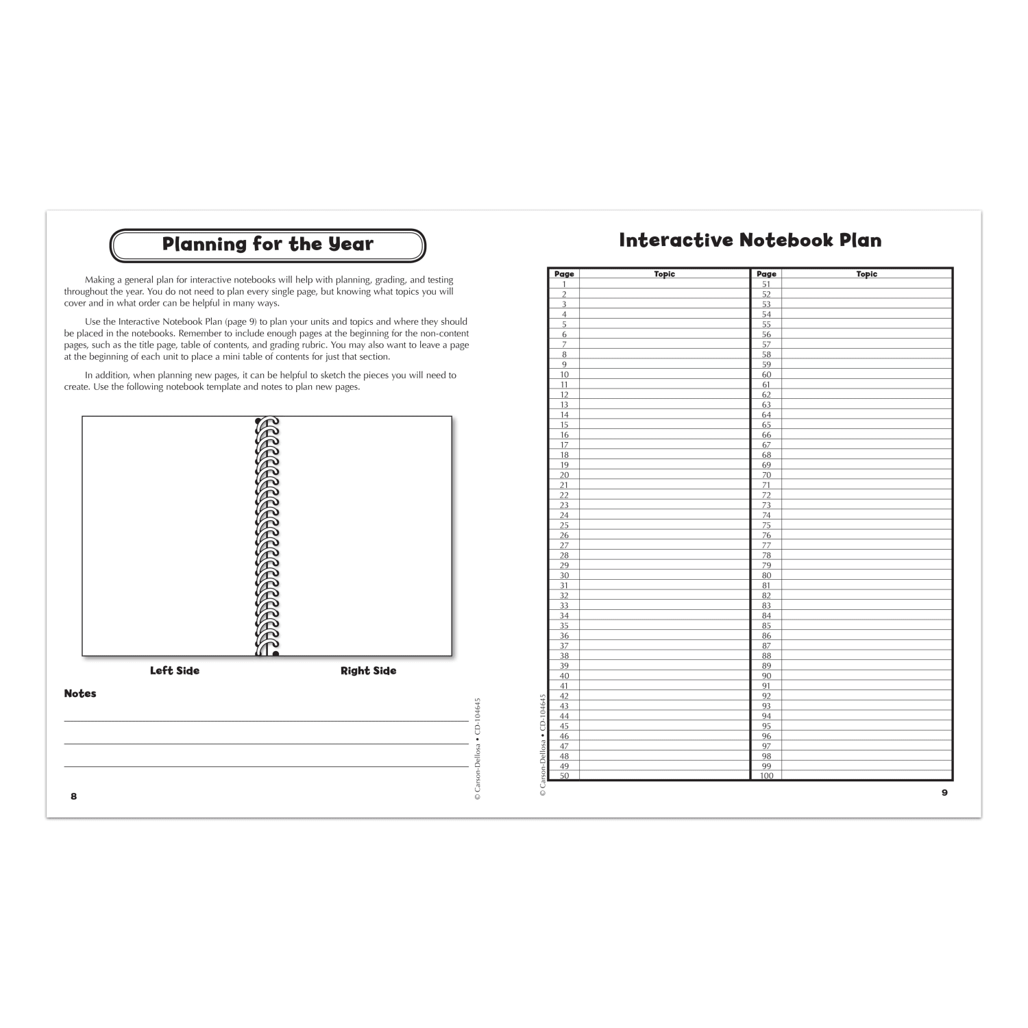 Carson-Dellosa Interactive Notebook For Math, Kindergarten - Image 3