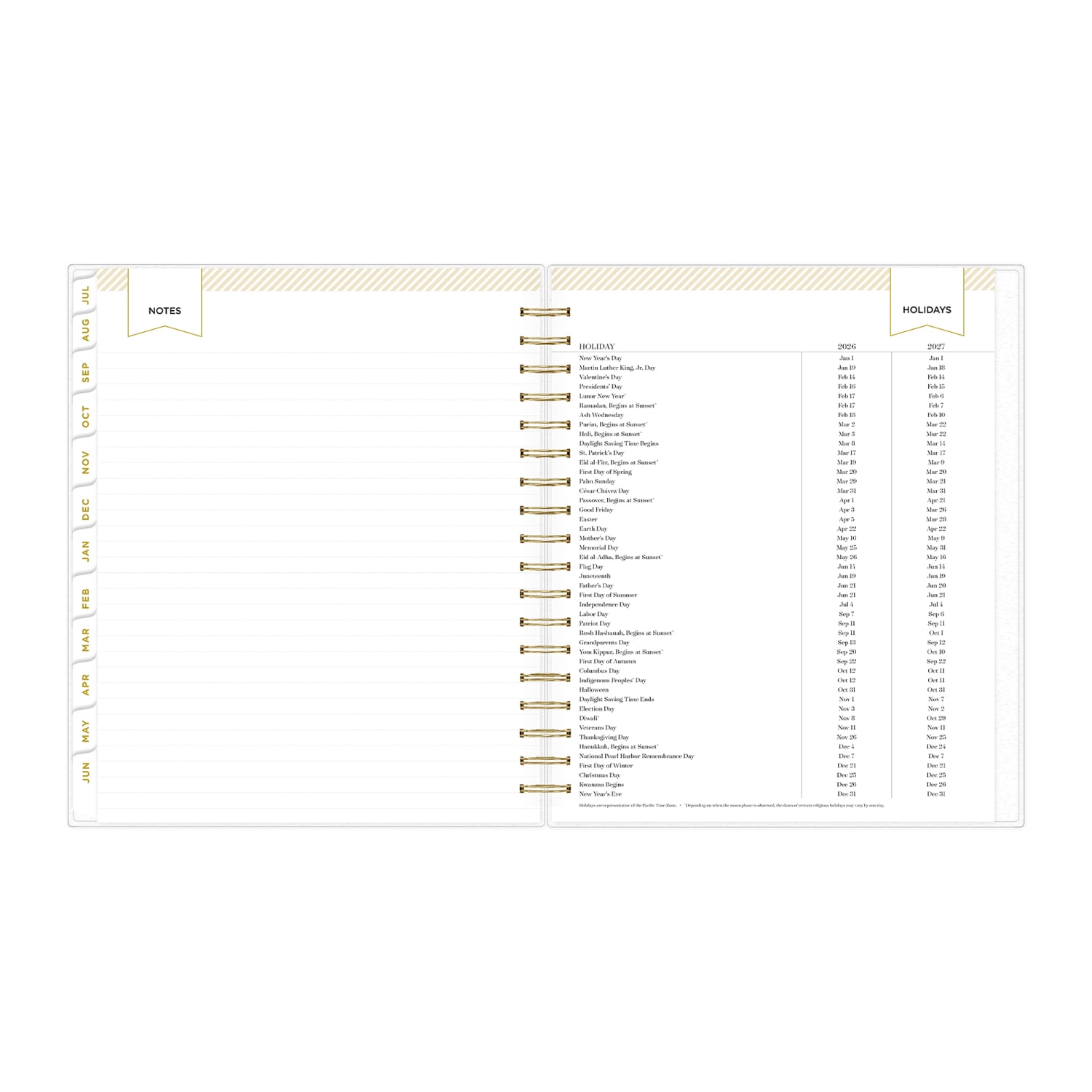 Planning Calendar DD Rugby Stripe Black PP 8x10 AY26-27 Daily - Image 5