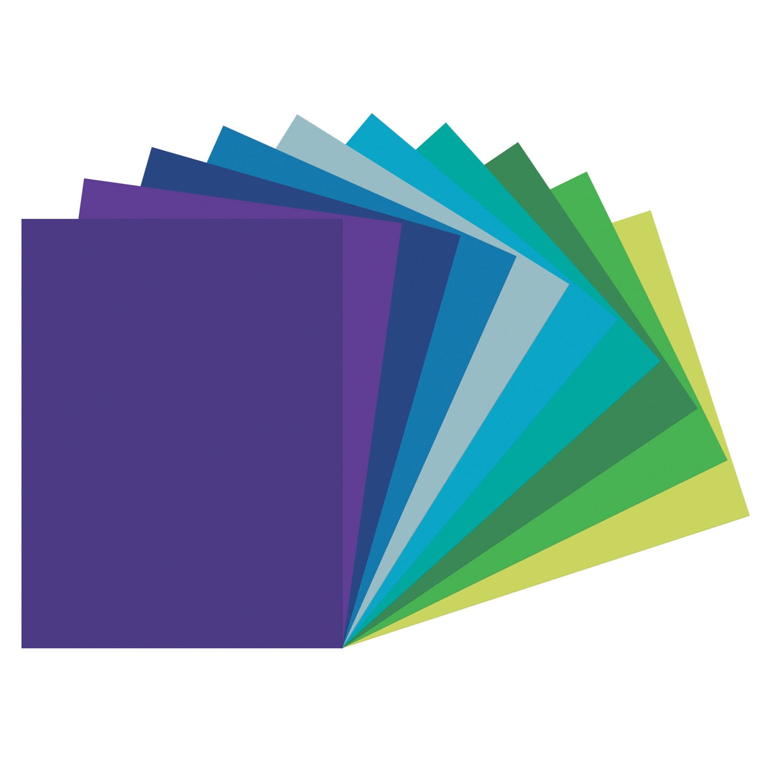 Tru-Ray Construction Paper, Heavyweight, 9in x 12in, Cool Assorted, 150 Sheets Per Pack, Set Of 3 Packs - Image 5