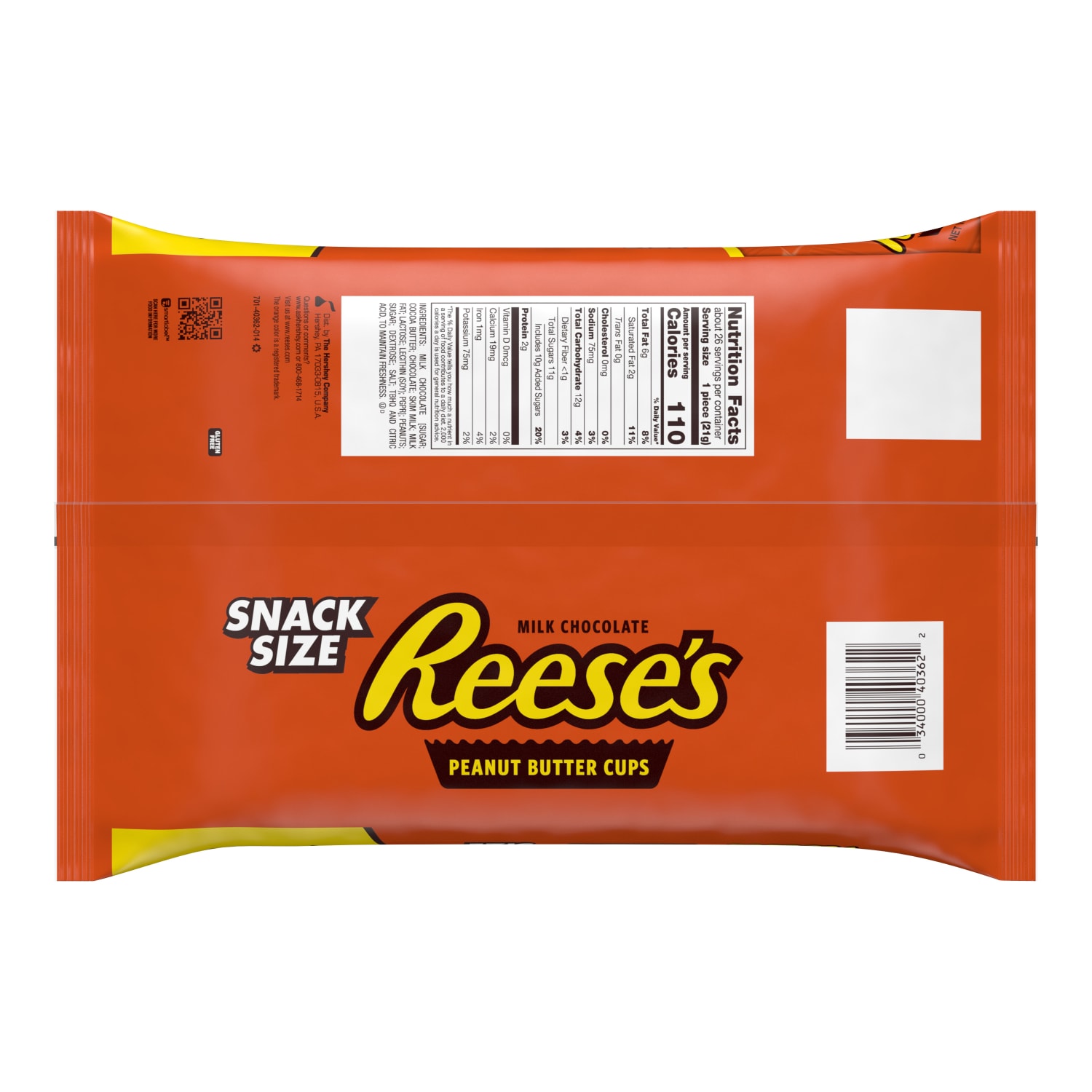 Reeses Snack-Size Peanut Butter Cups, 19.5 Oz Bag - Image 3