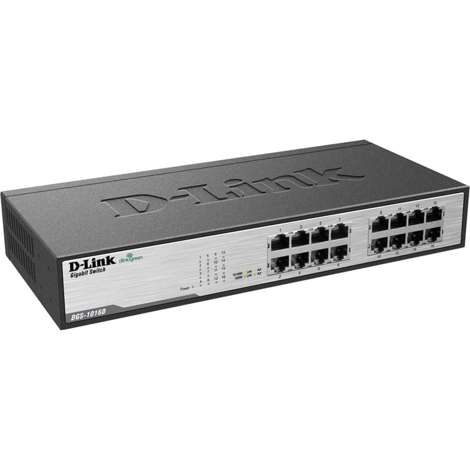 D-Link DGS-1016D 16-Port 10/100/1000 Rackmount/Desktop Switch - Image 3